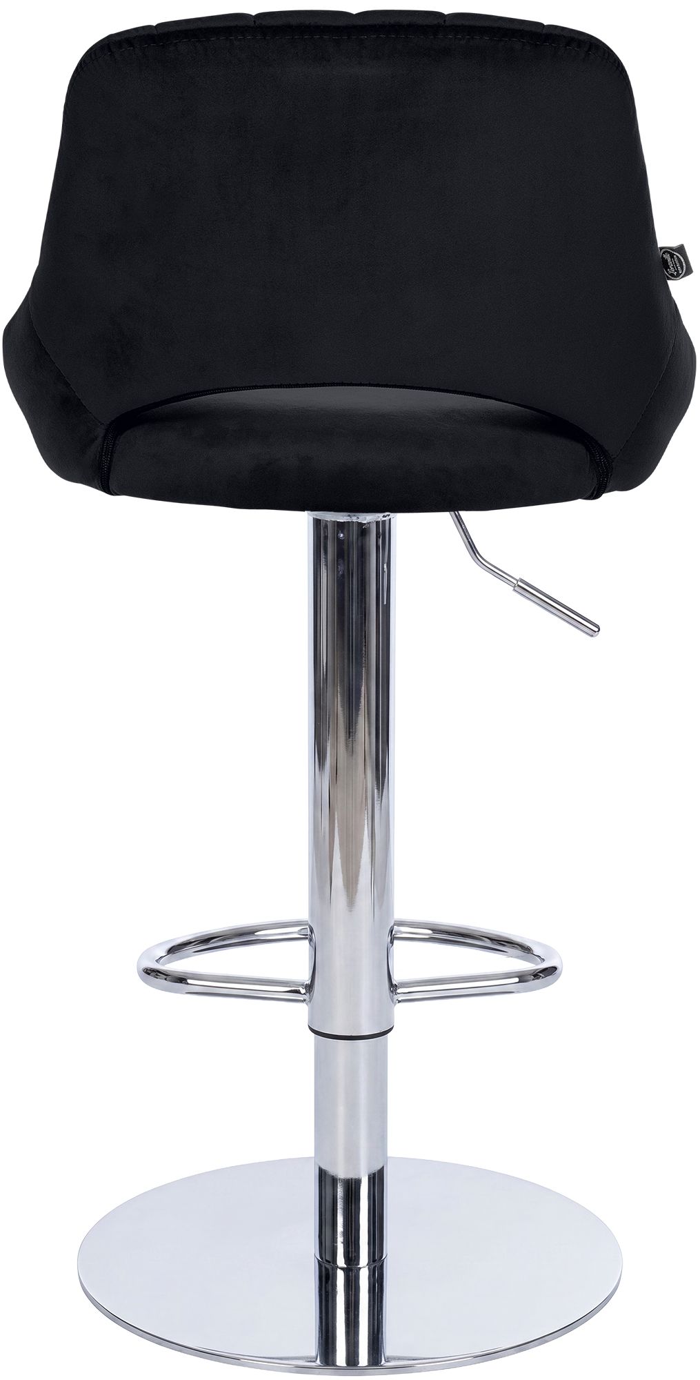 Barkruk Milet chroom met extra zware voet