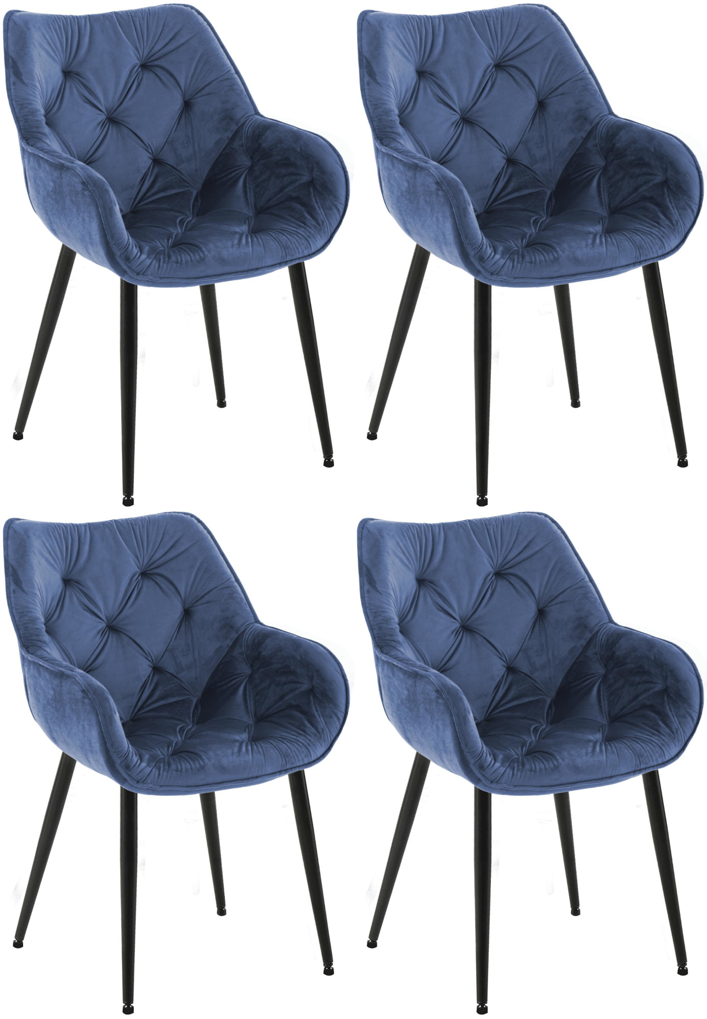 Set van 4 eetkamerstoelen Tanna