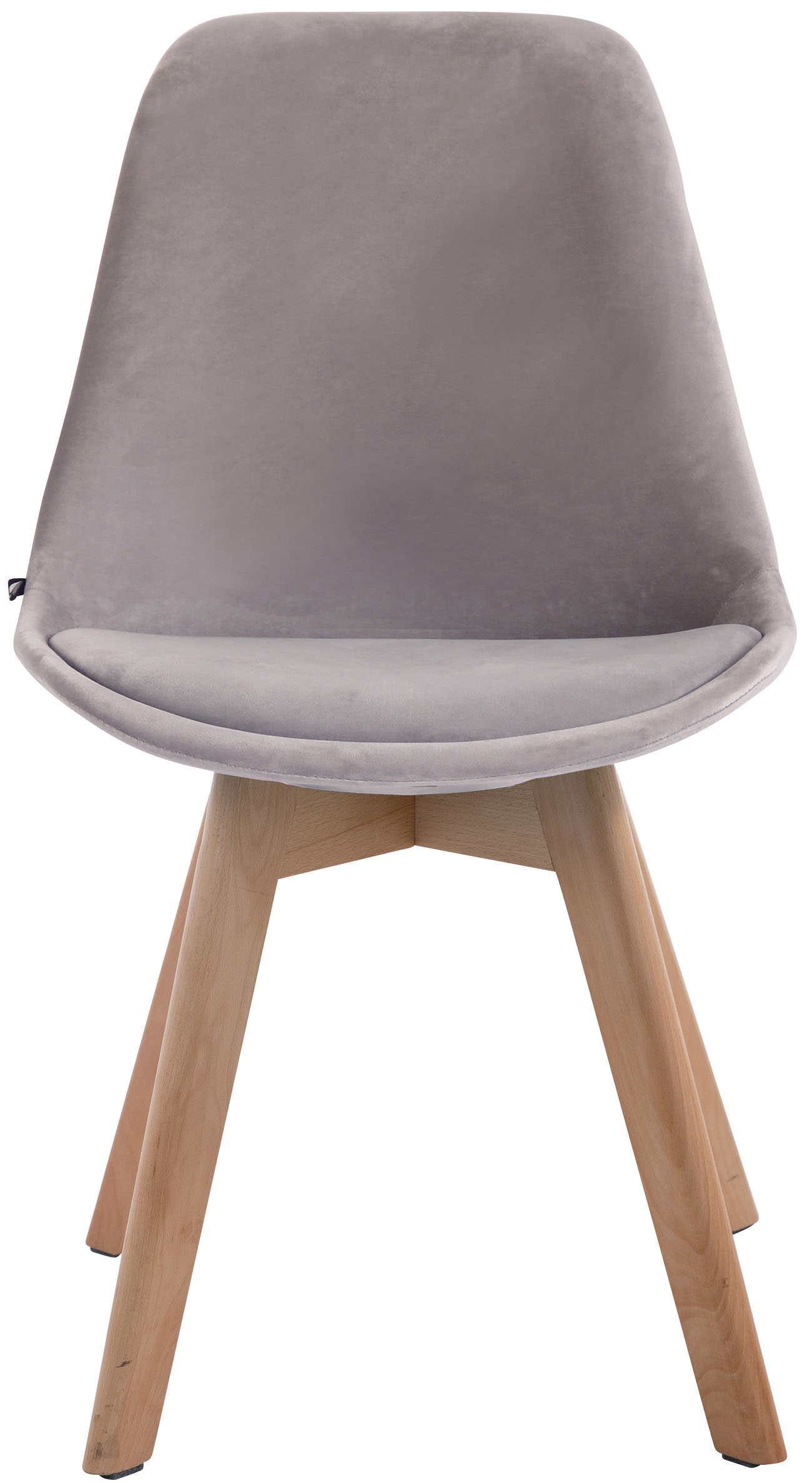 Set van 4 Eetkamerstoelen Borneo Fluweel