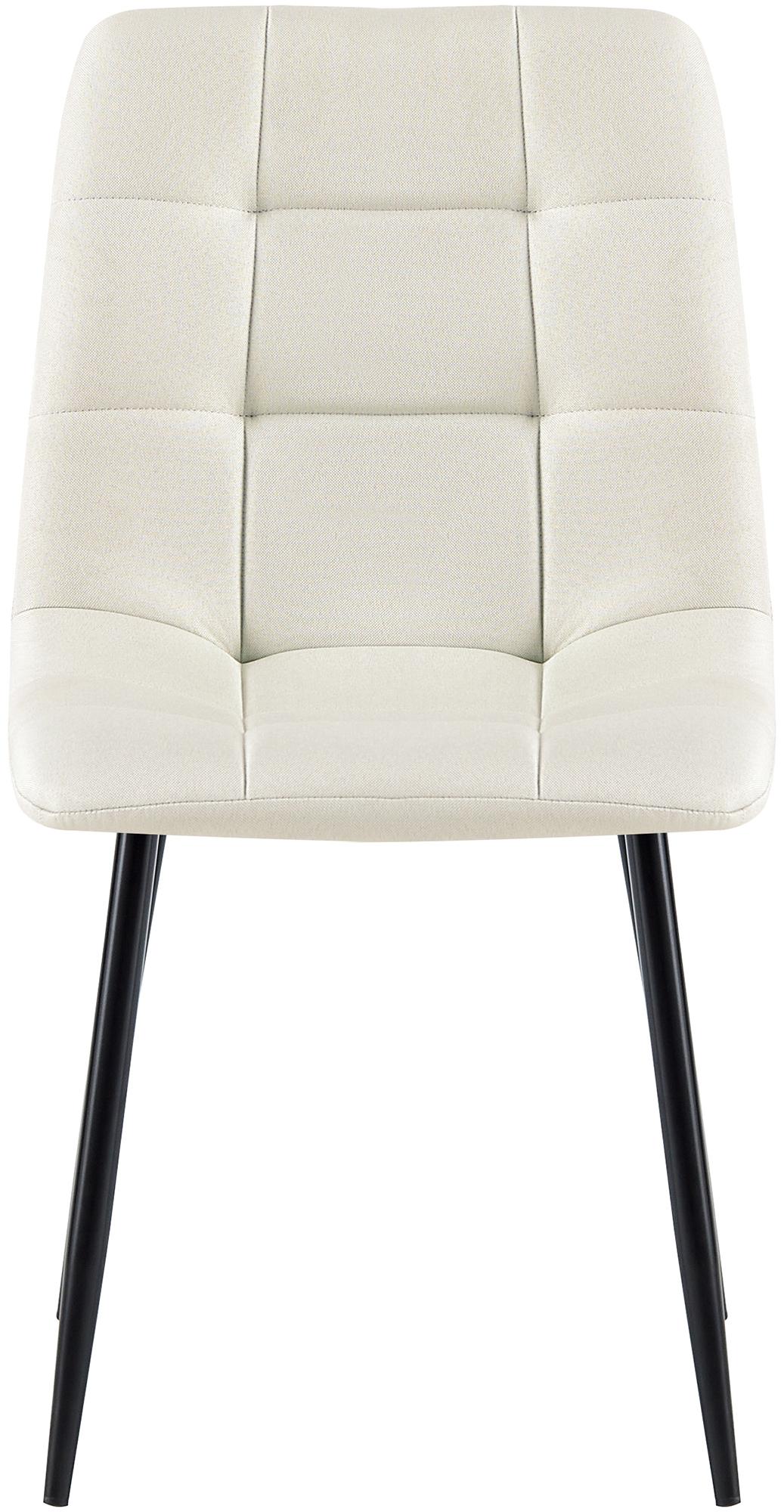Set van 4 eetkamerstoelen Antibes stof