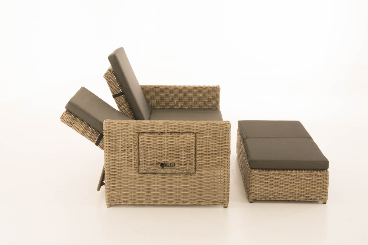 Wicker Loungebank ANCONA 5mm