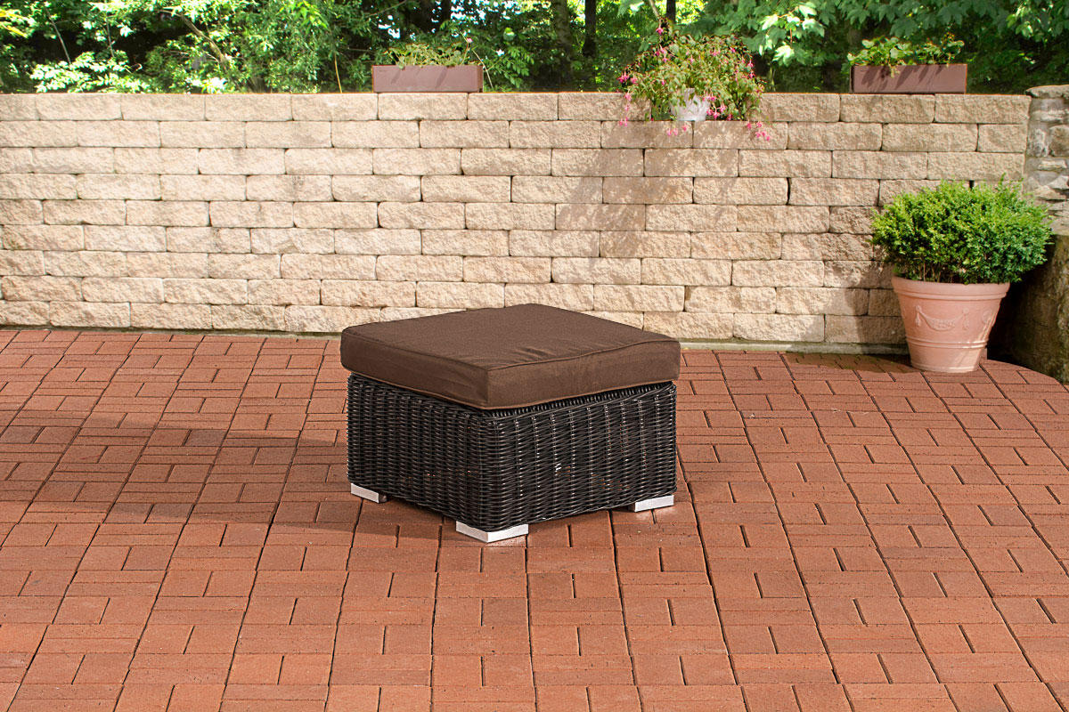 Polyrattan hocker Bilbao / Madeira