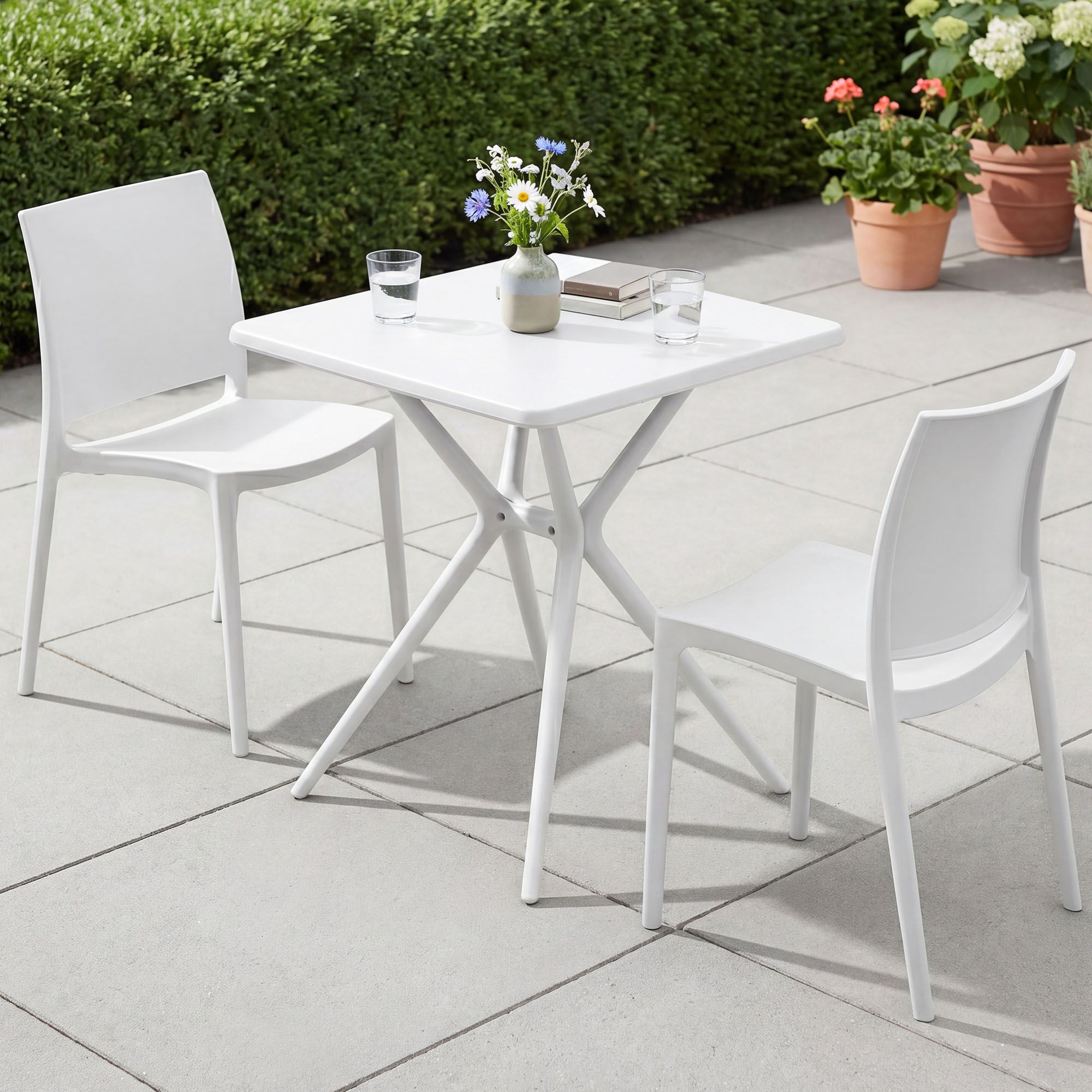 Tuinmeubelset Amino met 2 stoelen