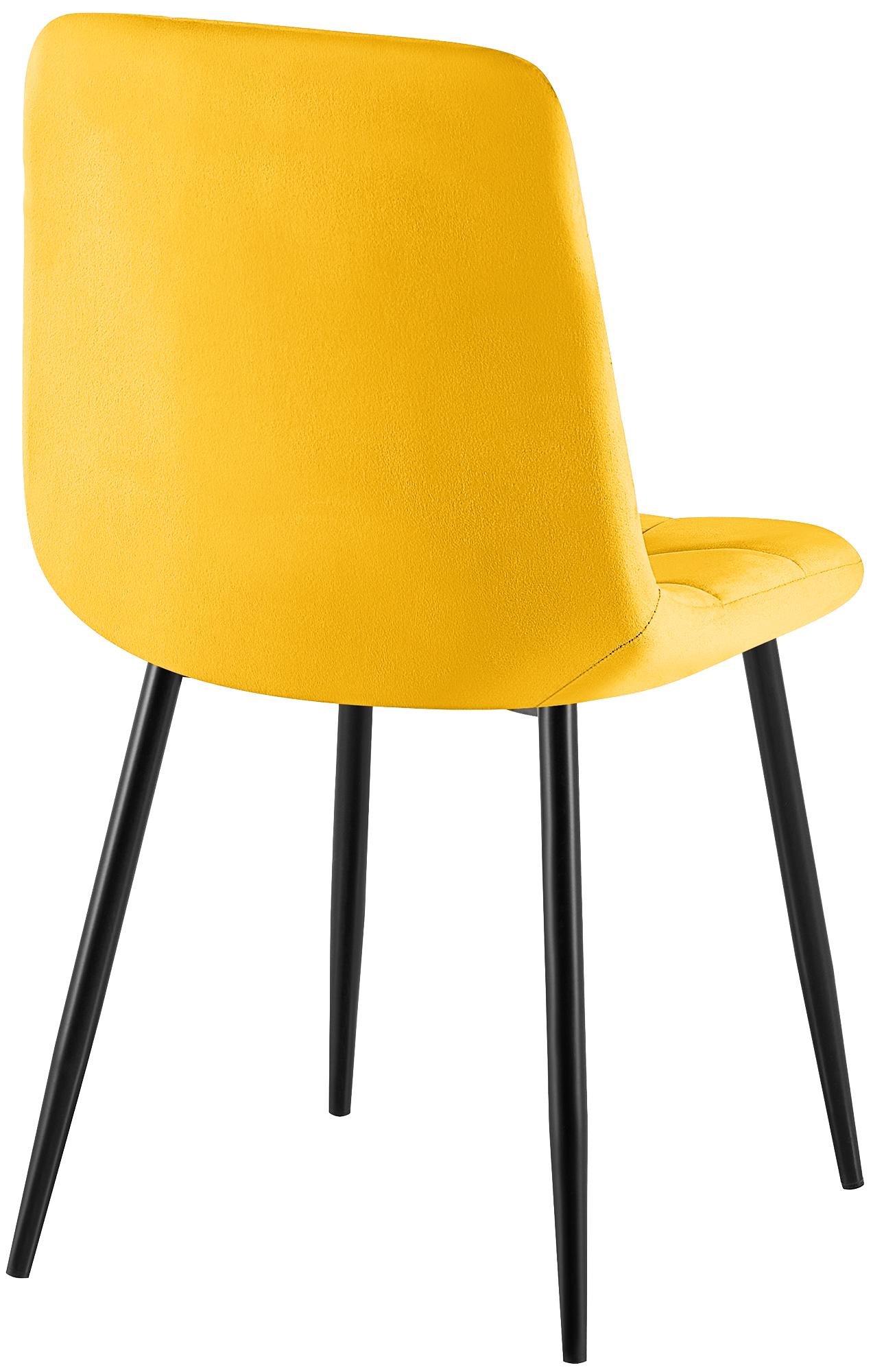 Set van 4 Eetkamerstoelen Antibes Fluweel