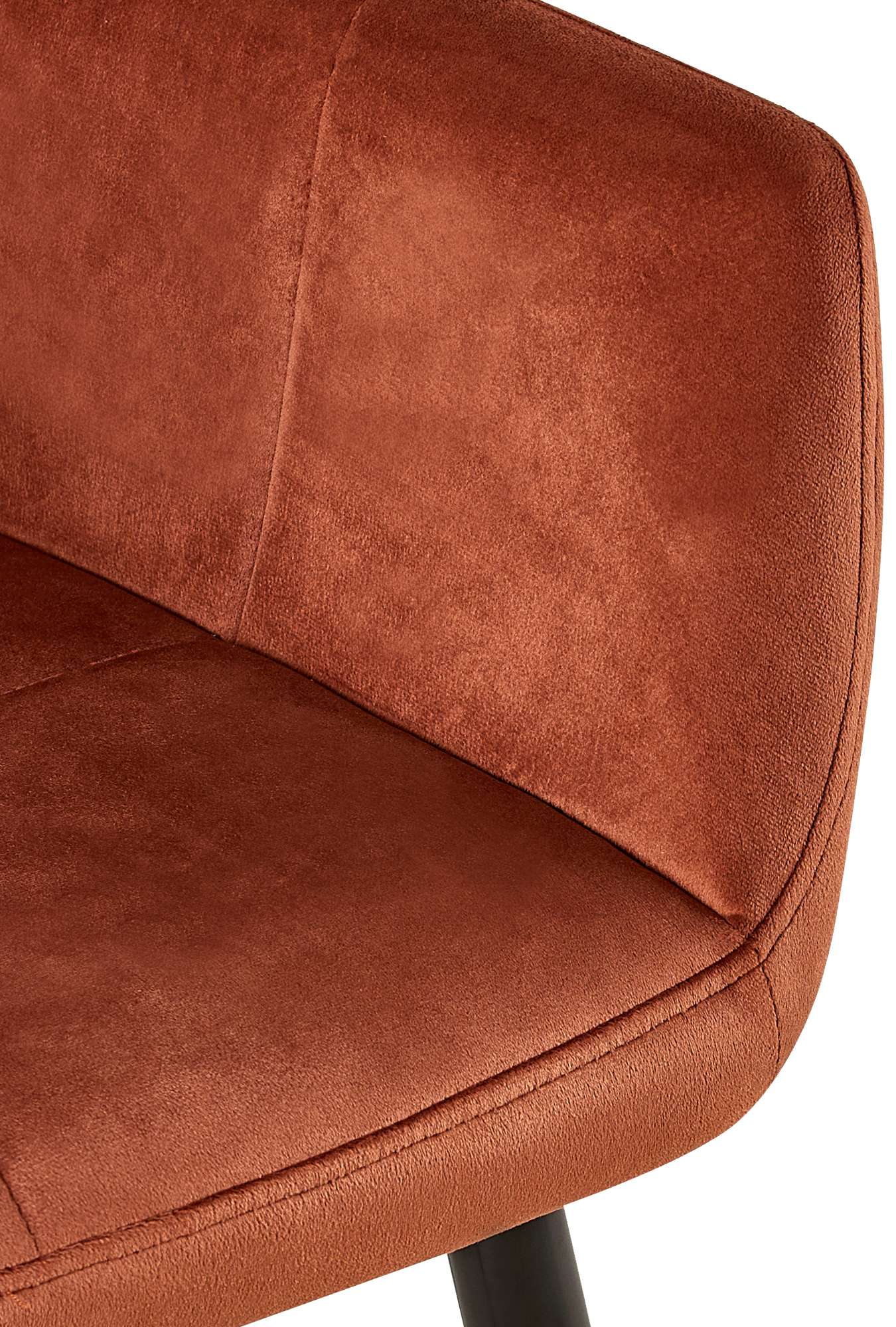 Set van 2 eetkamerstoelen Emia Velvet