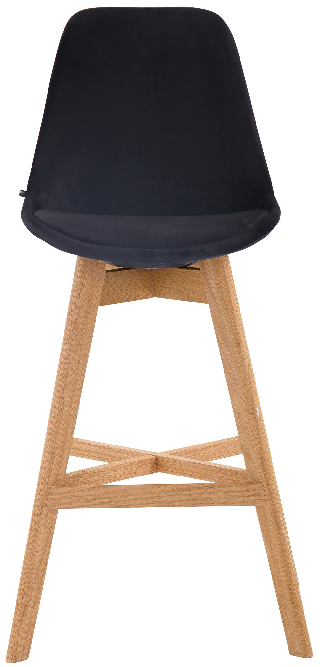 Set van 2 barkrukken Cannes fluweel