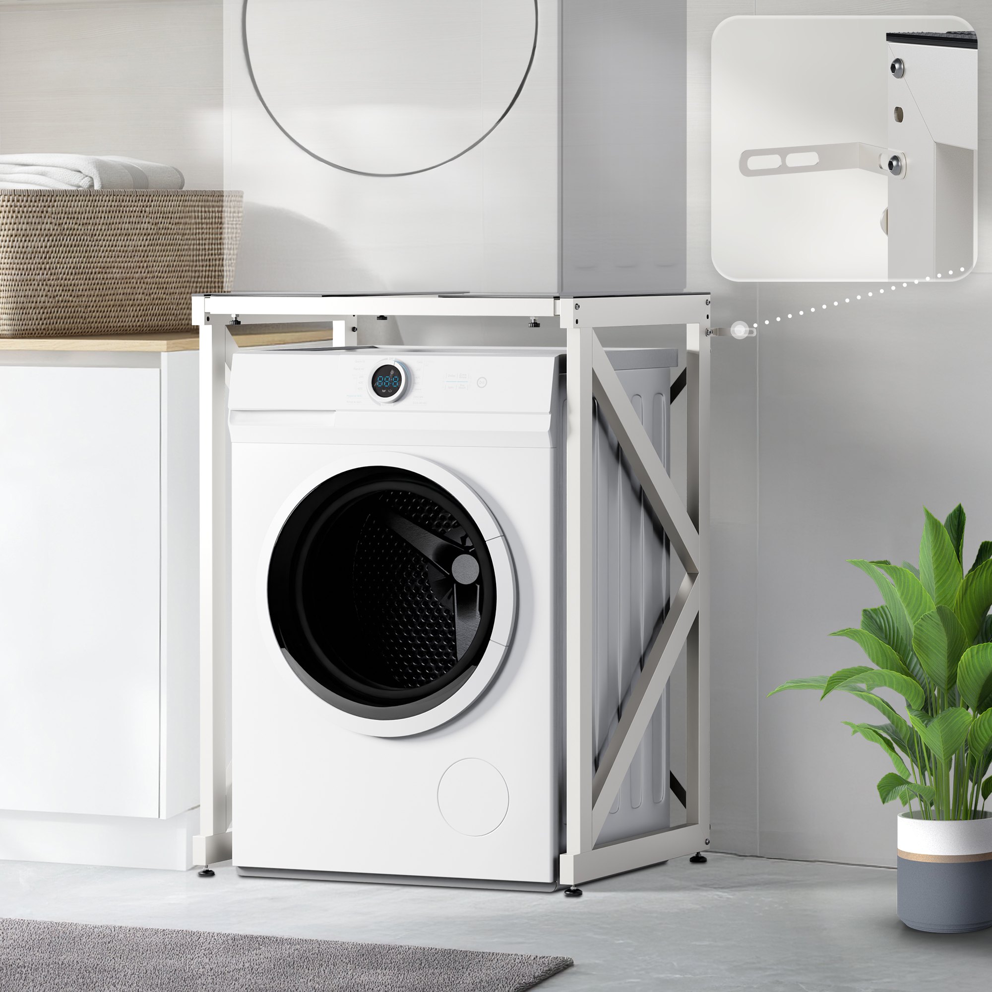 Wasmachine opbouwmeubel Caleb