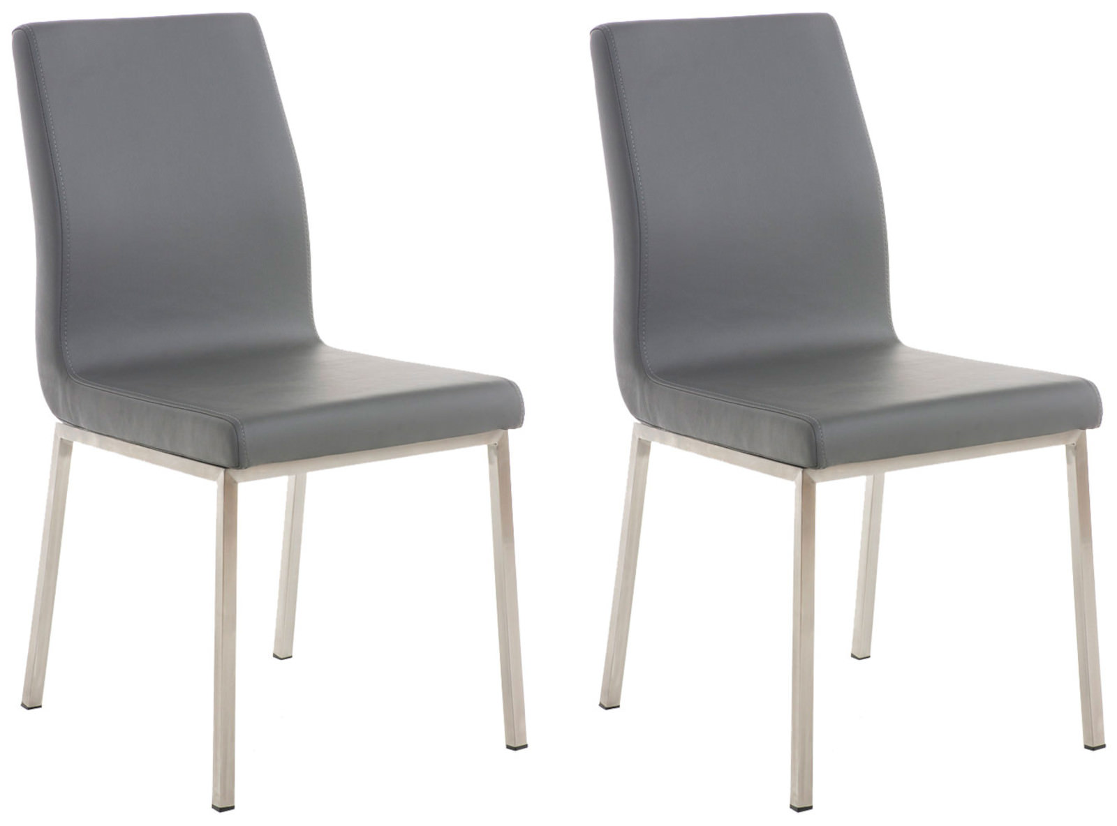 Set van 2 eetkamerstoelen Colmar - Kunstlkeer