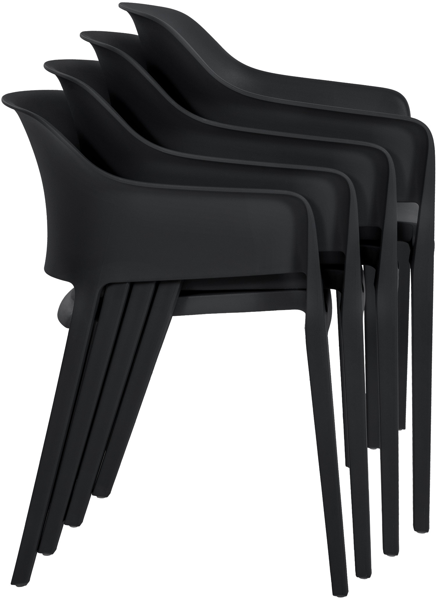 Set van 4 tuinstoelen Puebla