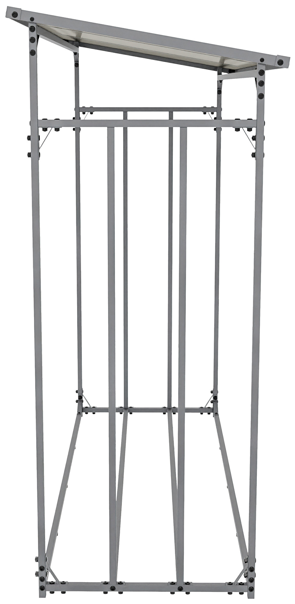 Houtopslag Ruston Aluminium + Cover