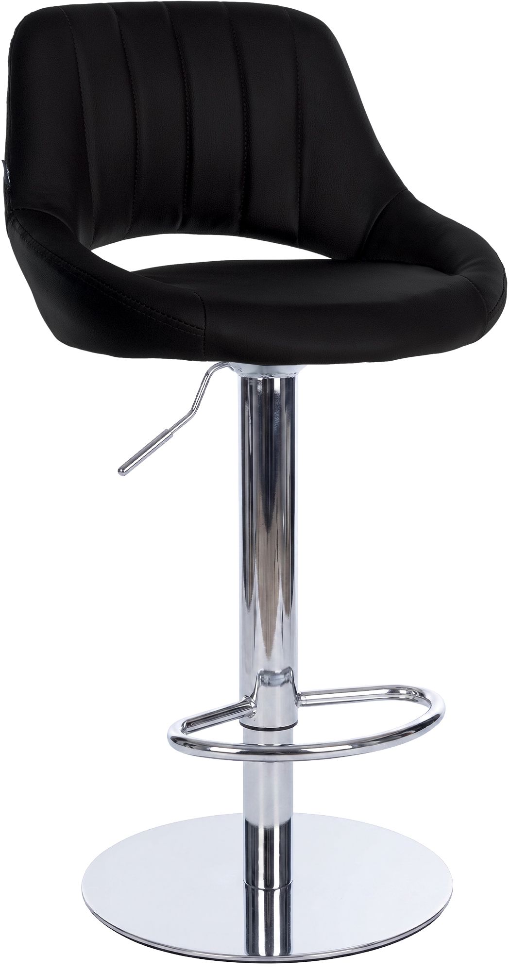 Barkruk Milet chroom met extra zware voet