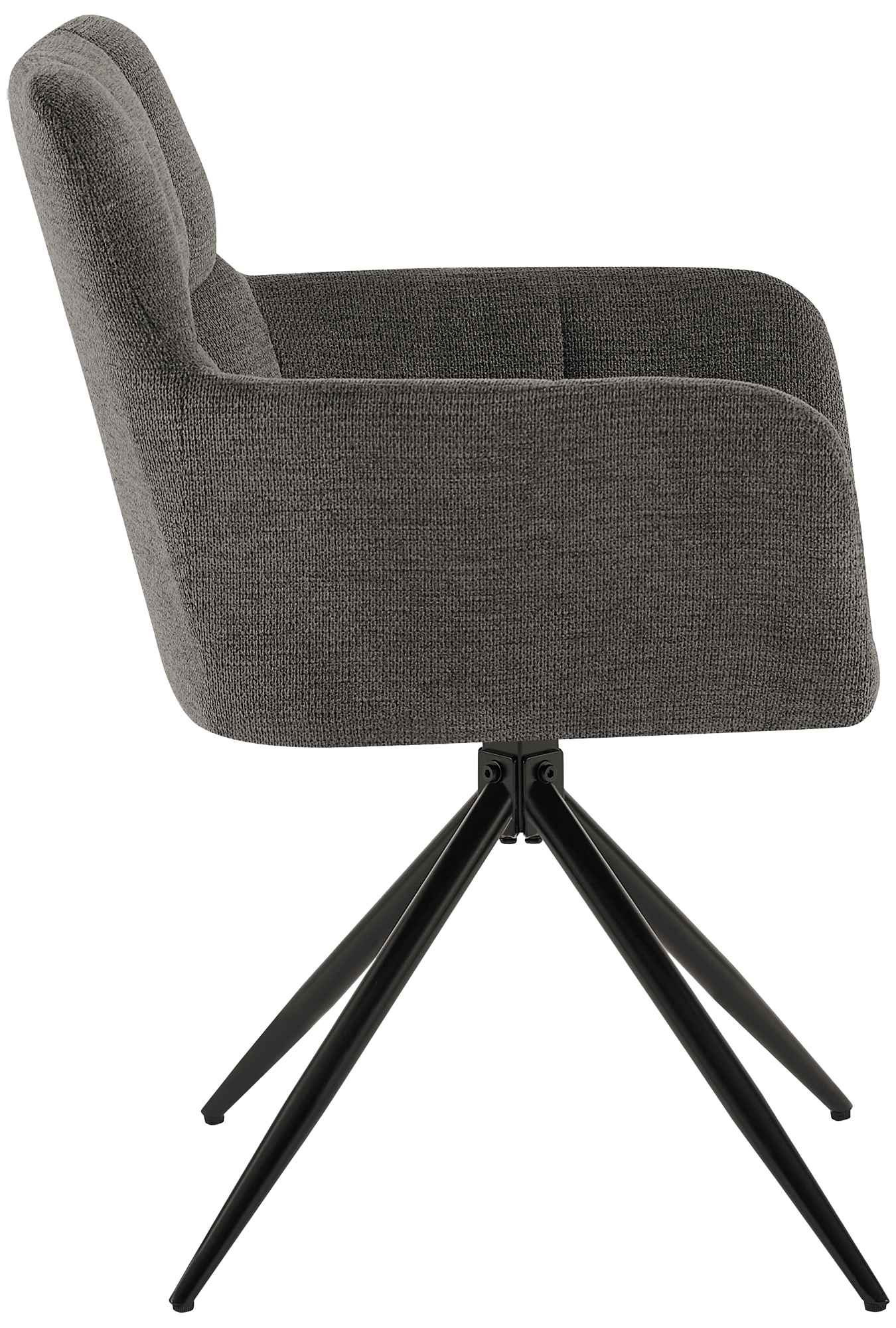 Set van 2 eetkamerstoelen Jonah stof