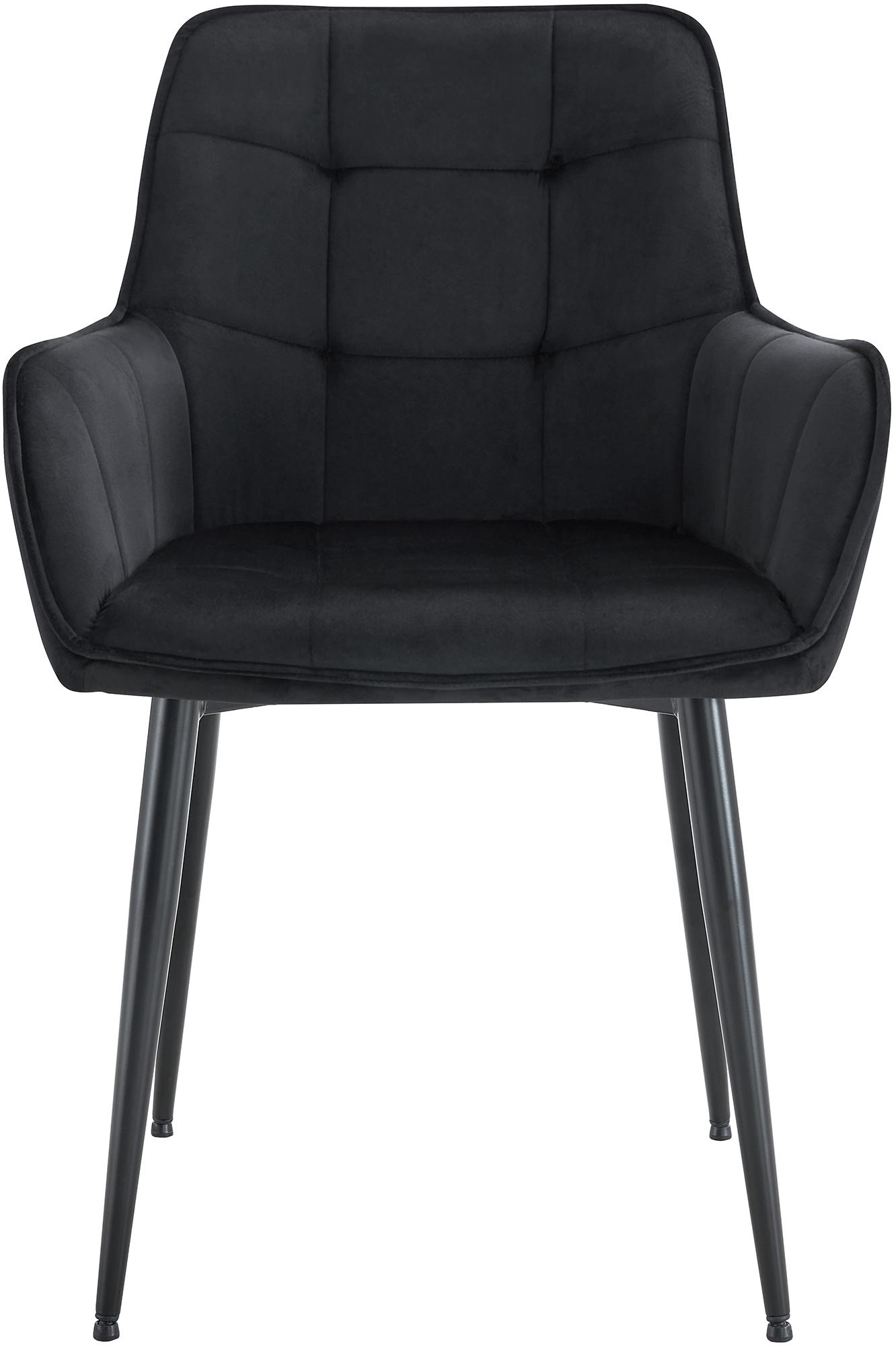 Set van 2 eetkamerstoelen Ferndale fluweel