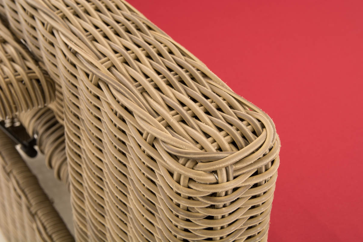 Wicker Loungebank ANCONA 5mm