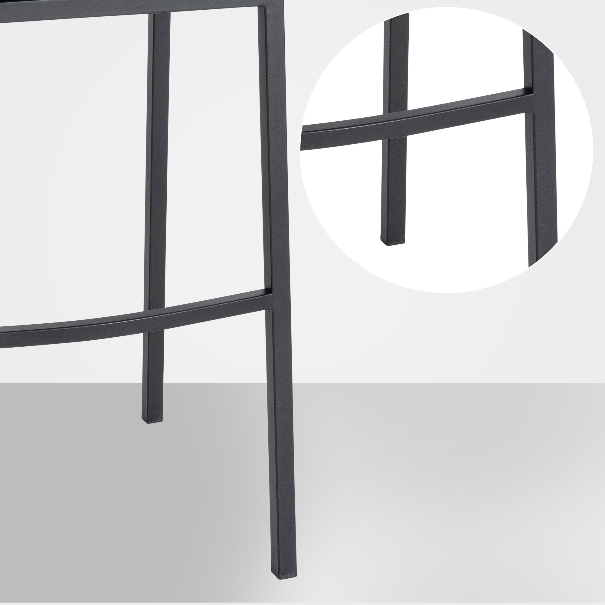 Barkruk Damaso Vilt met Vierpootsframe
