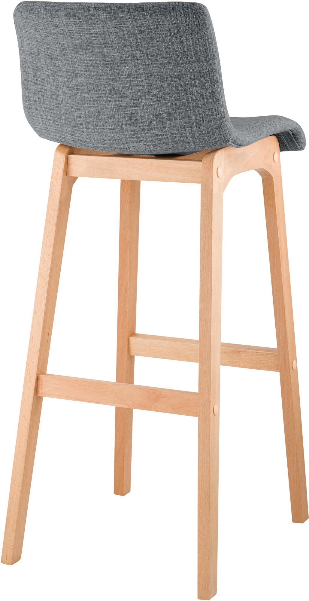 2x Barkruk Hover Stof 4-Pootsframe Natura
