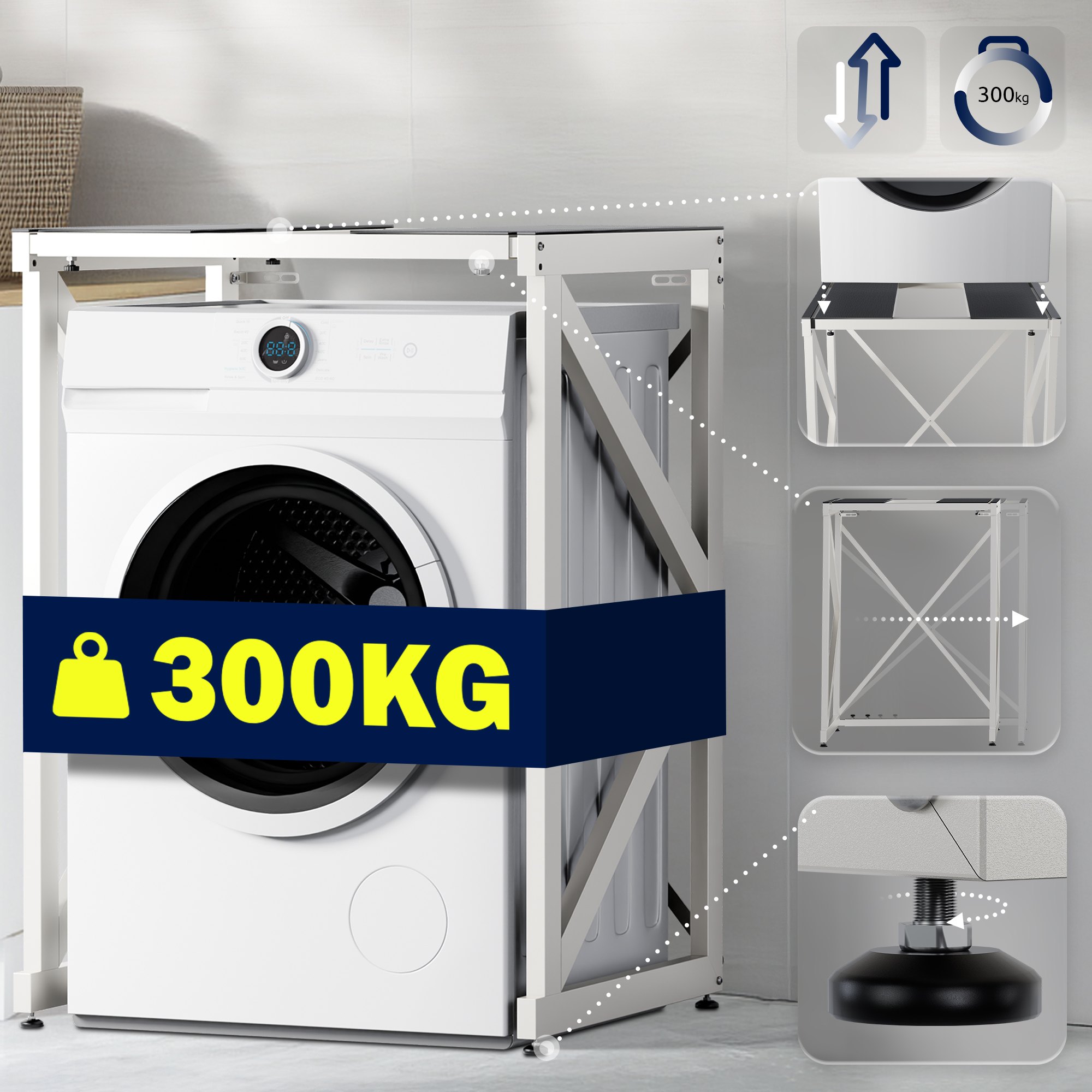 Wasmachine opbouwmeubel Caleb