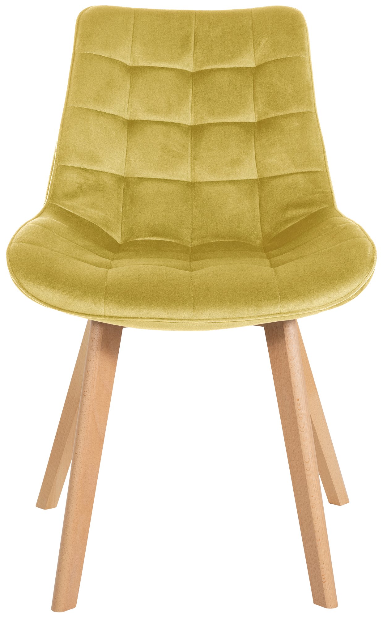 Set van 2 eetkamerstoelen Brook fluweel