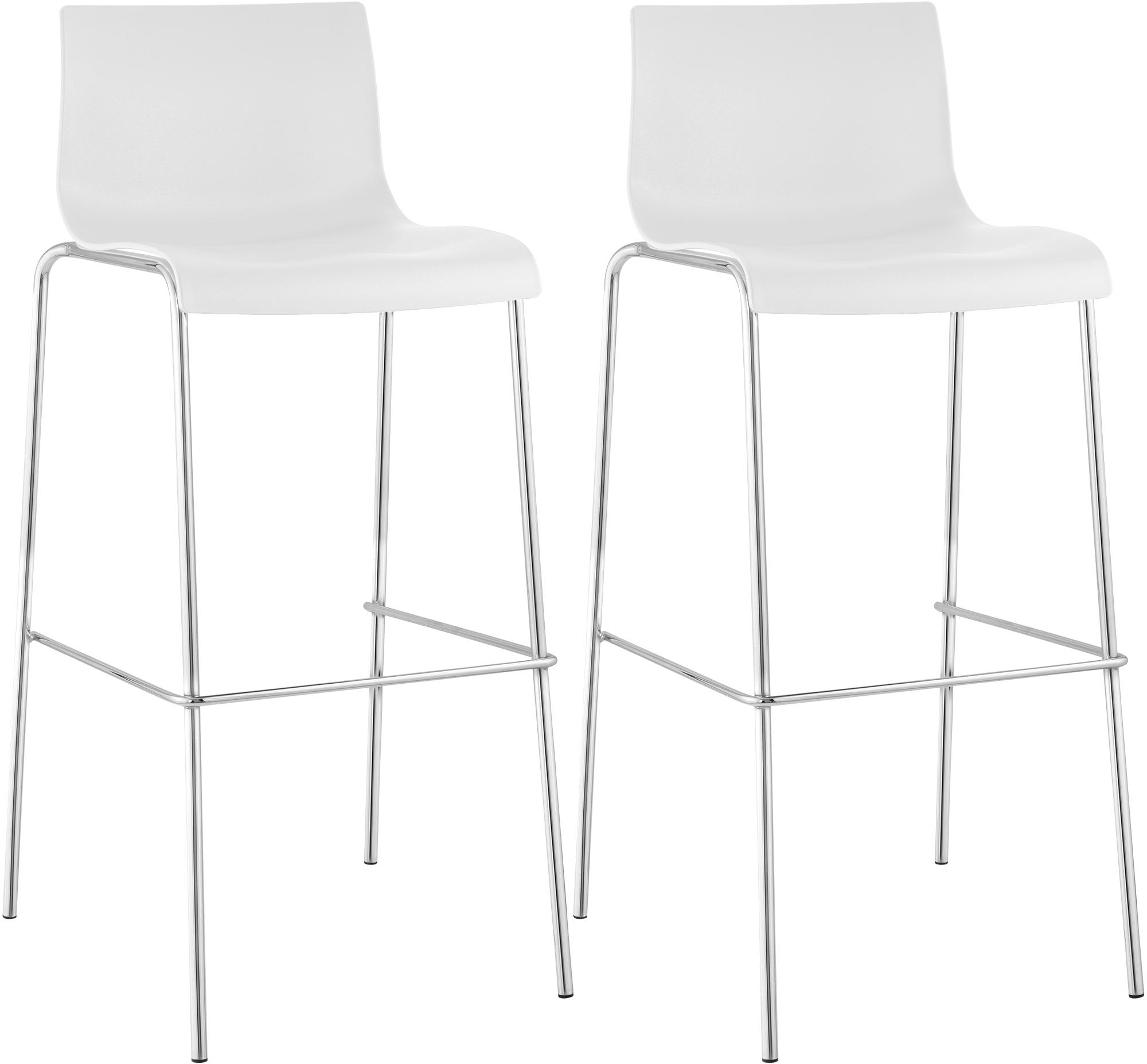 2-delige set barkrukken Hover, kunststof