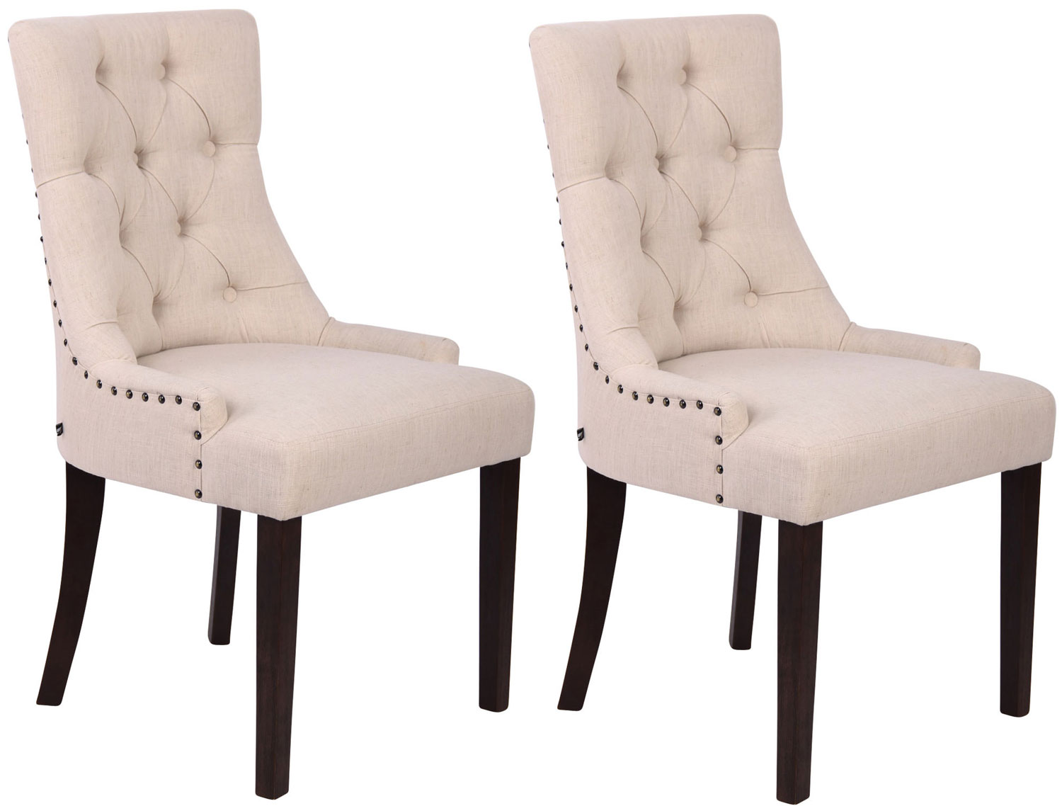 Set van 2 eetkamerstoelen Aberdeen