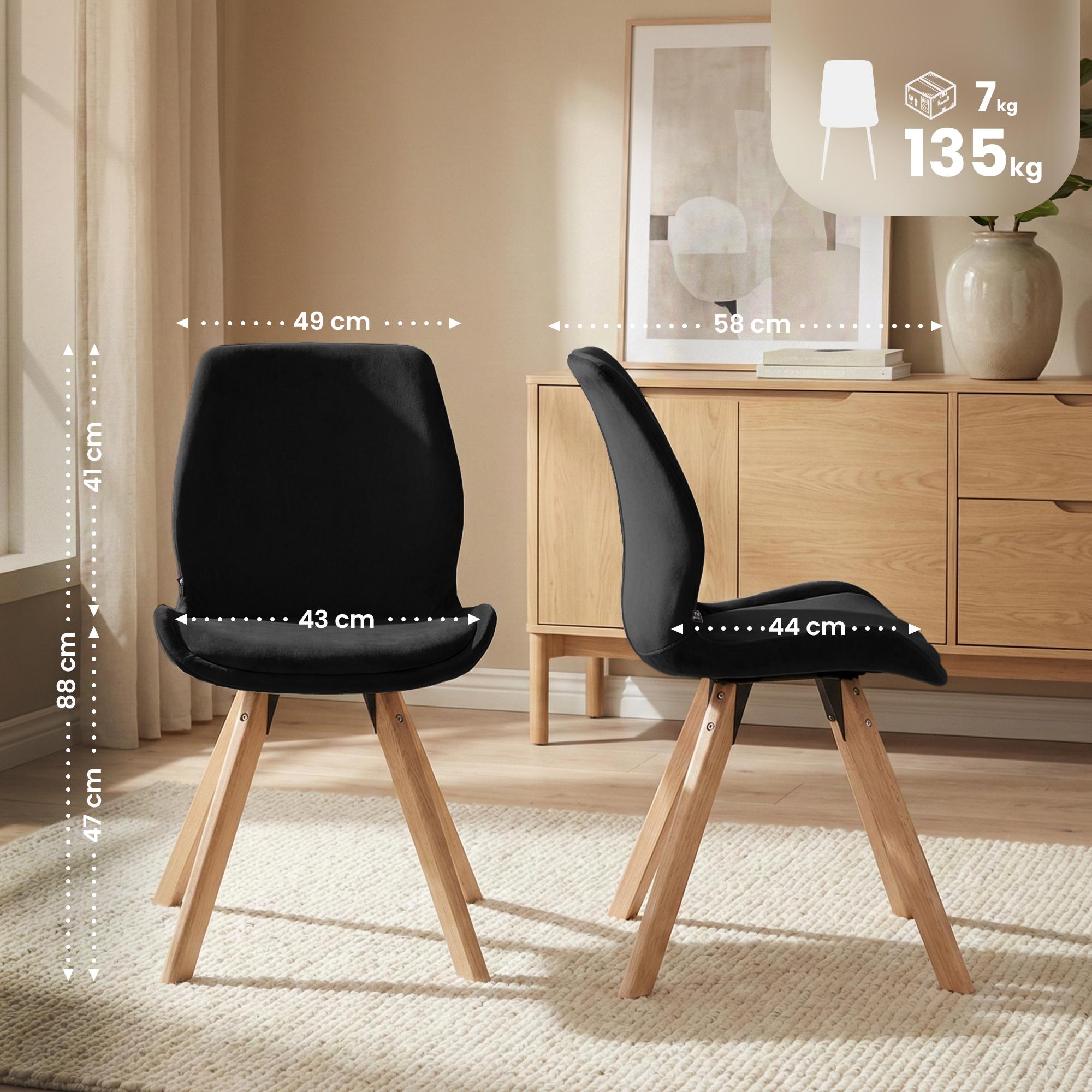 Set van 4 stoelen Luna