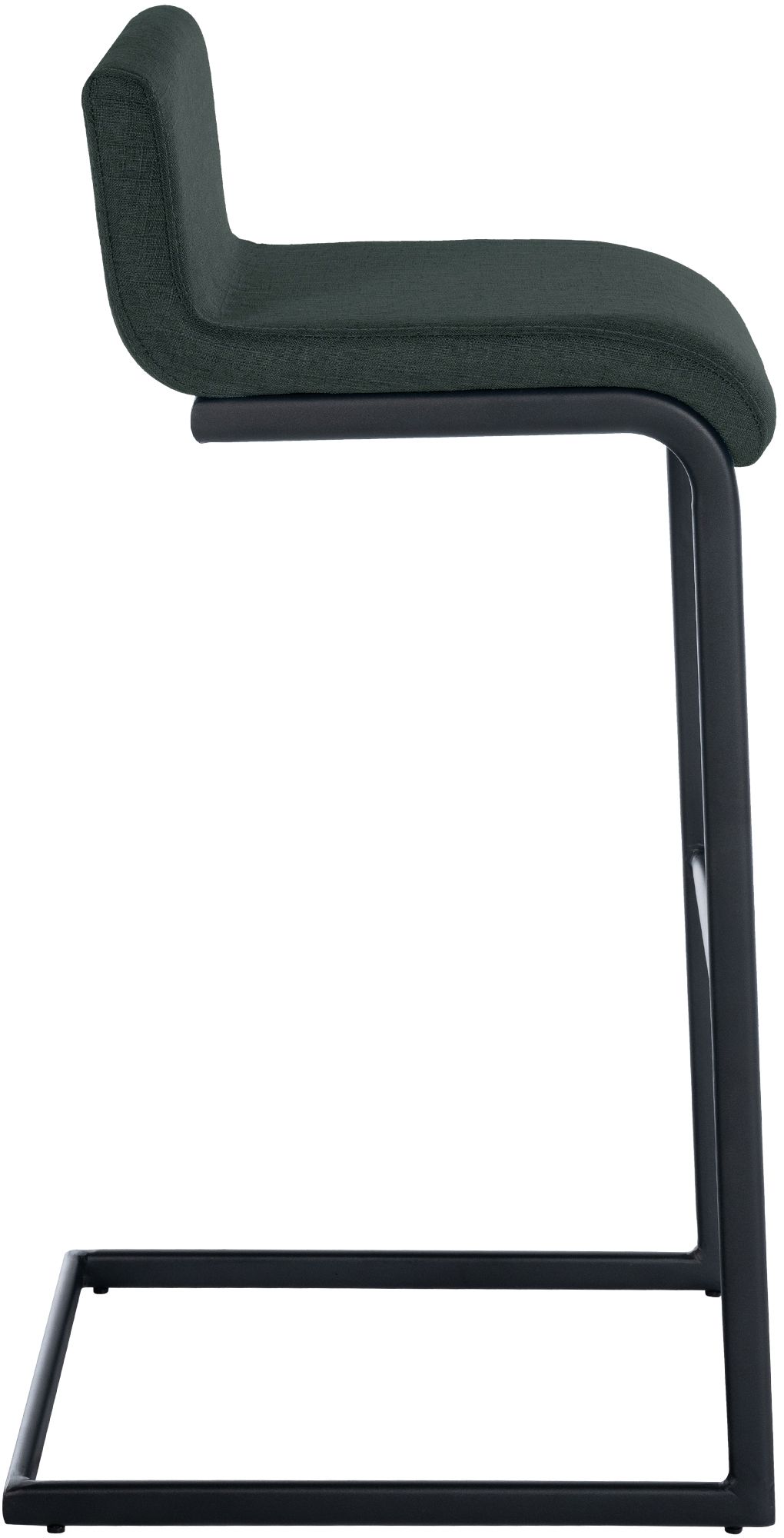 Set van 2 barkrukken Newport zwart metalen frame