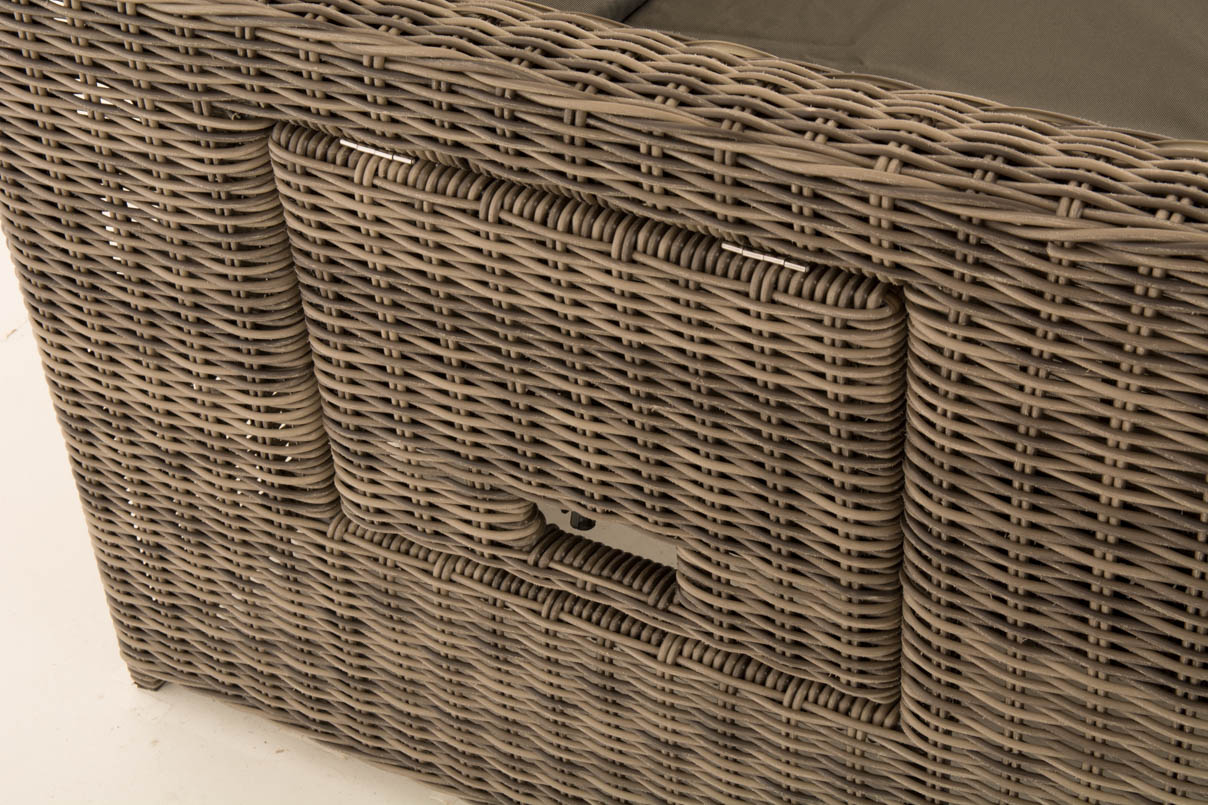 Wicker Loungebank ANCONA 5mm