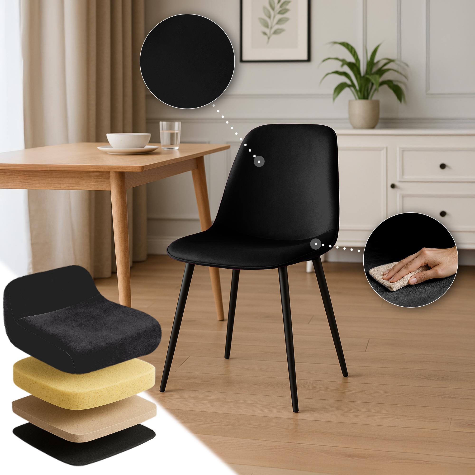 Set van 2 eetkamerstoelen Maryam