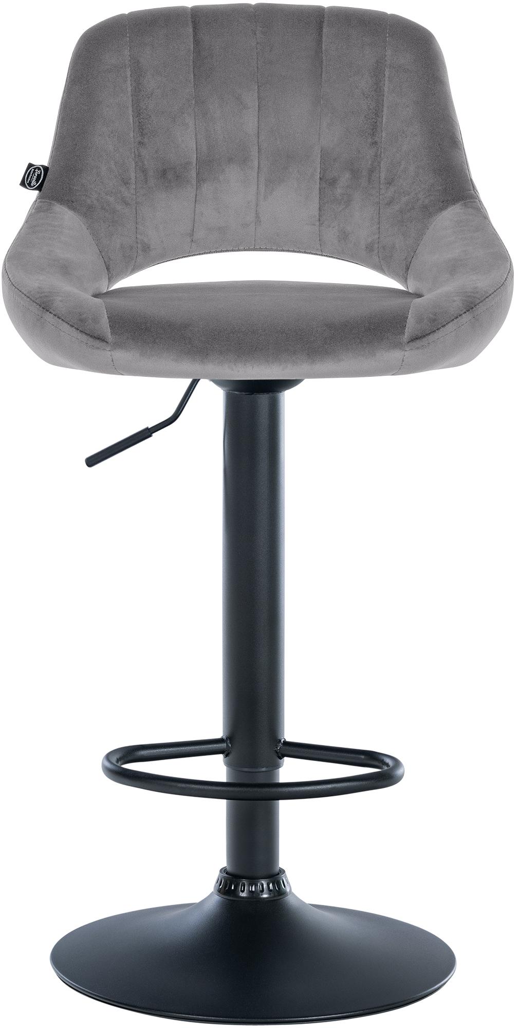 Set van 2 Barkrukken Milet Fluweel