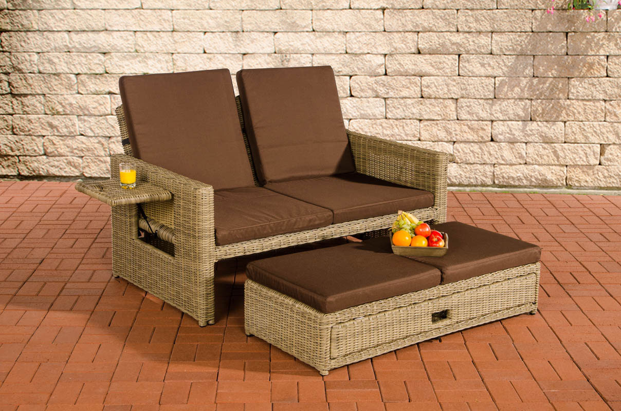 Wicker Loungebank ANCONA 5mm
