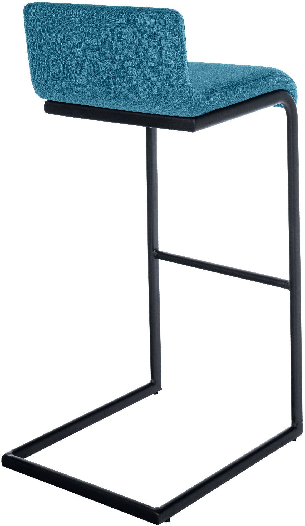 Set van 2 barkrukken Newport zwart metalen frame