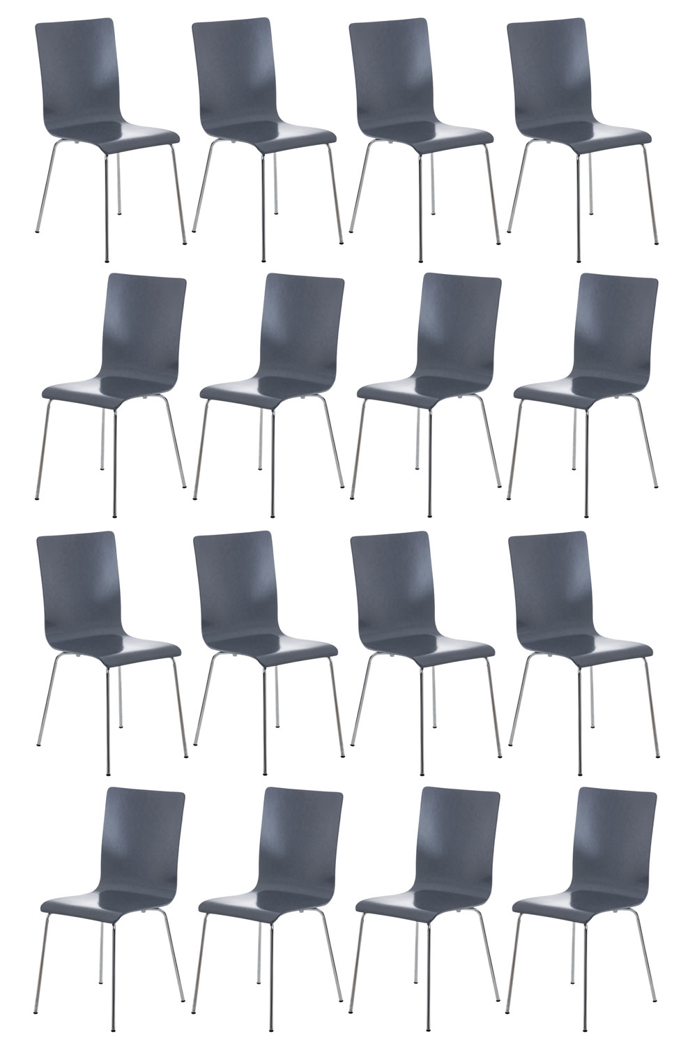 Set van 16 Pepe bezoekersstoelen