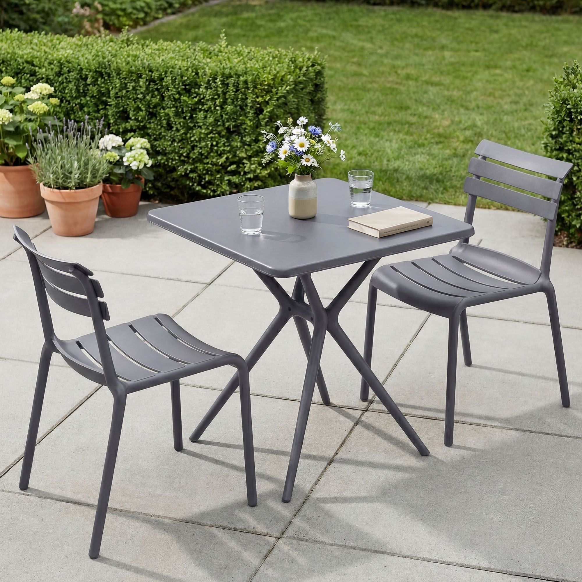 Tuinset Vela met 2 stoelen