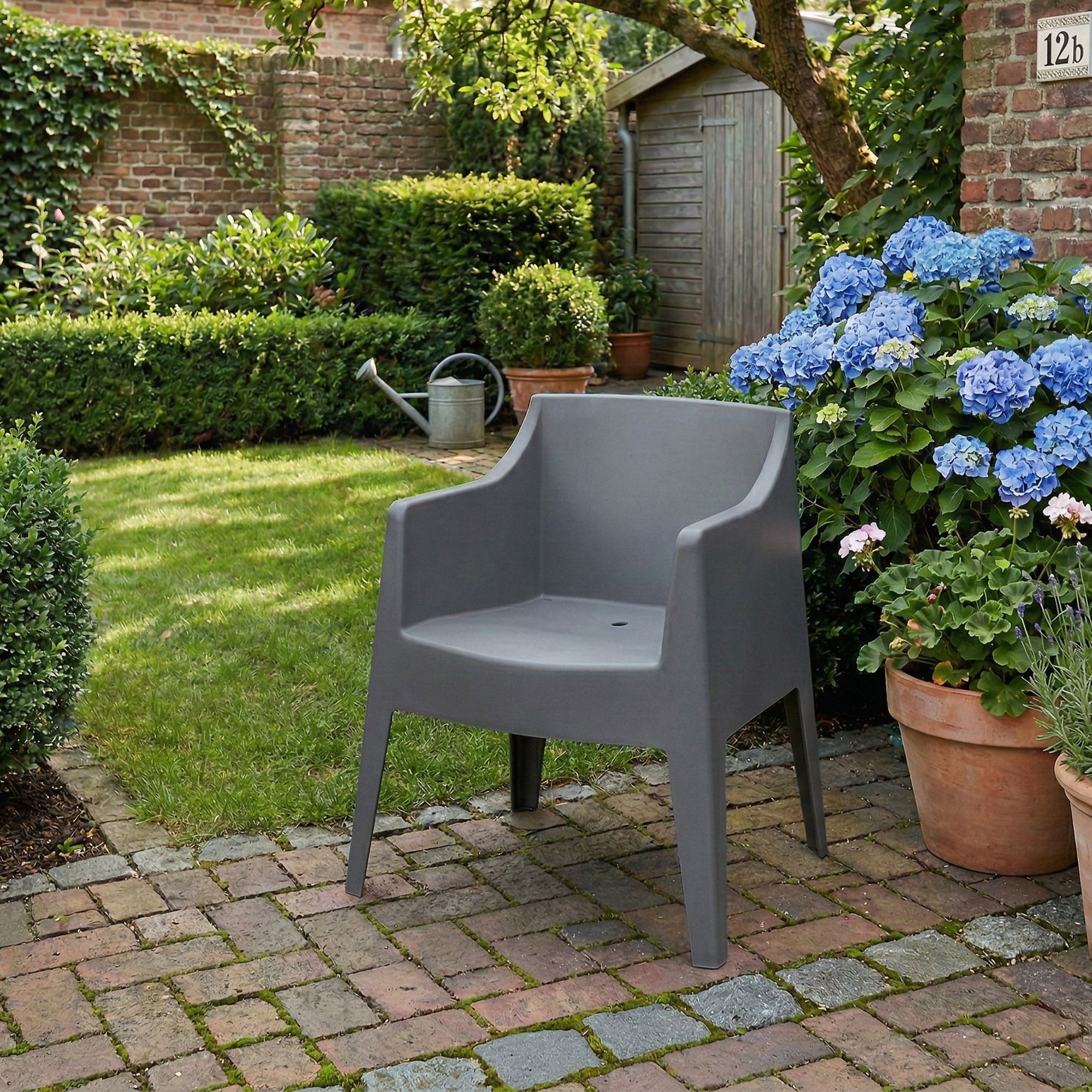 Set van 6 tuinstoelen Bartal