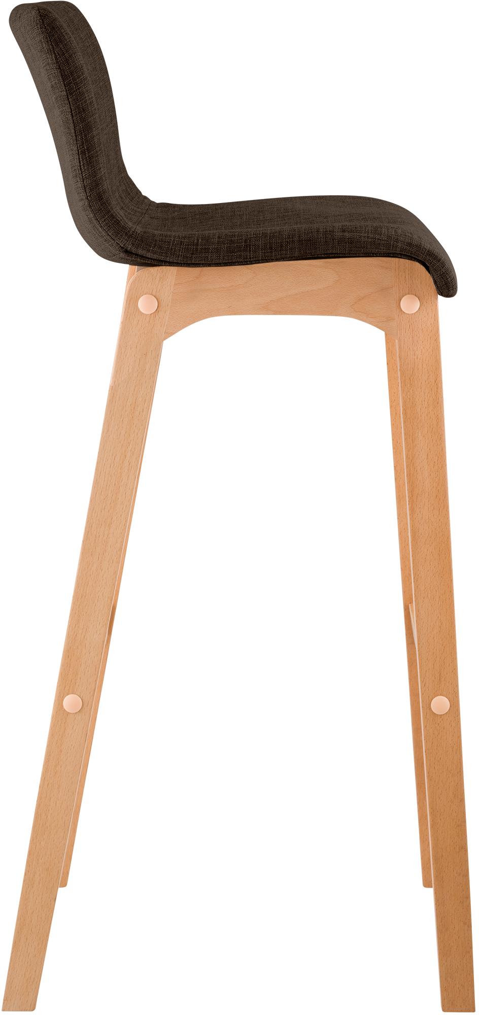 2x Barkruk Hover Stof 4-Pootsframe Natura