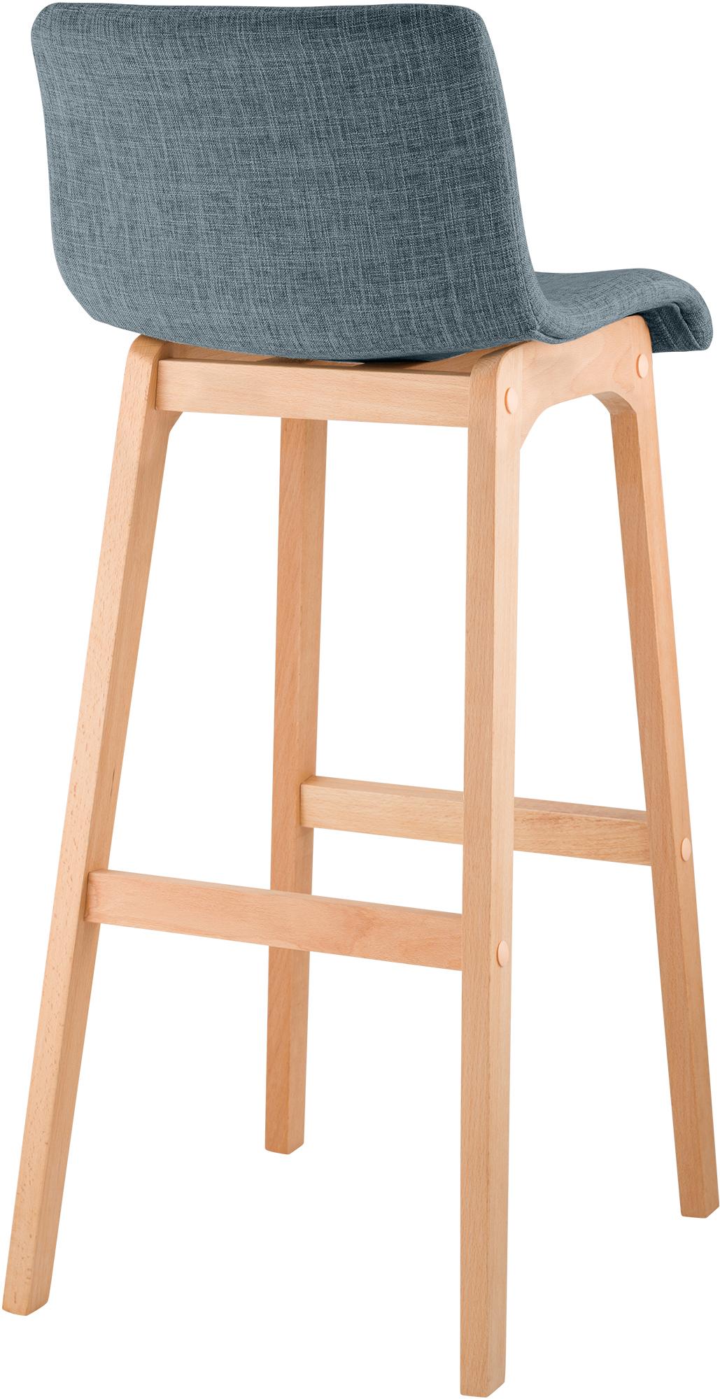 2x Barkruk Hover Stof 4-Pootsframe Natura