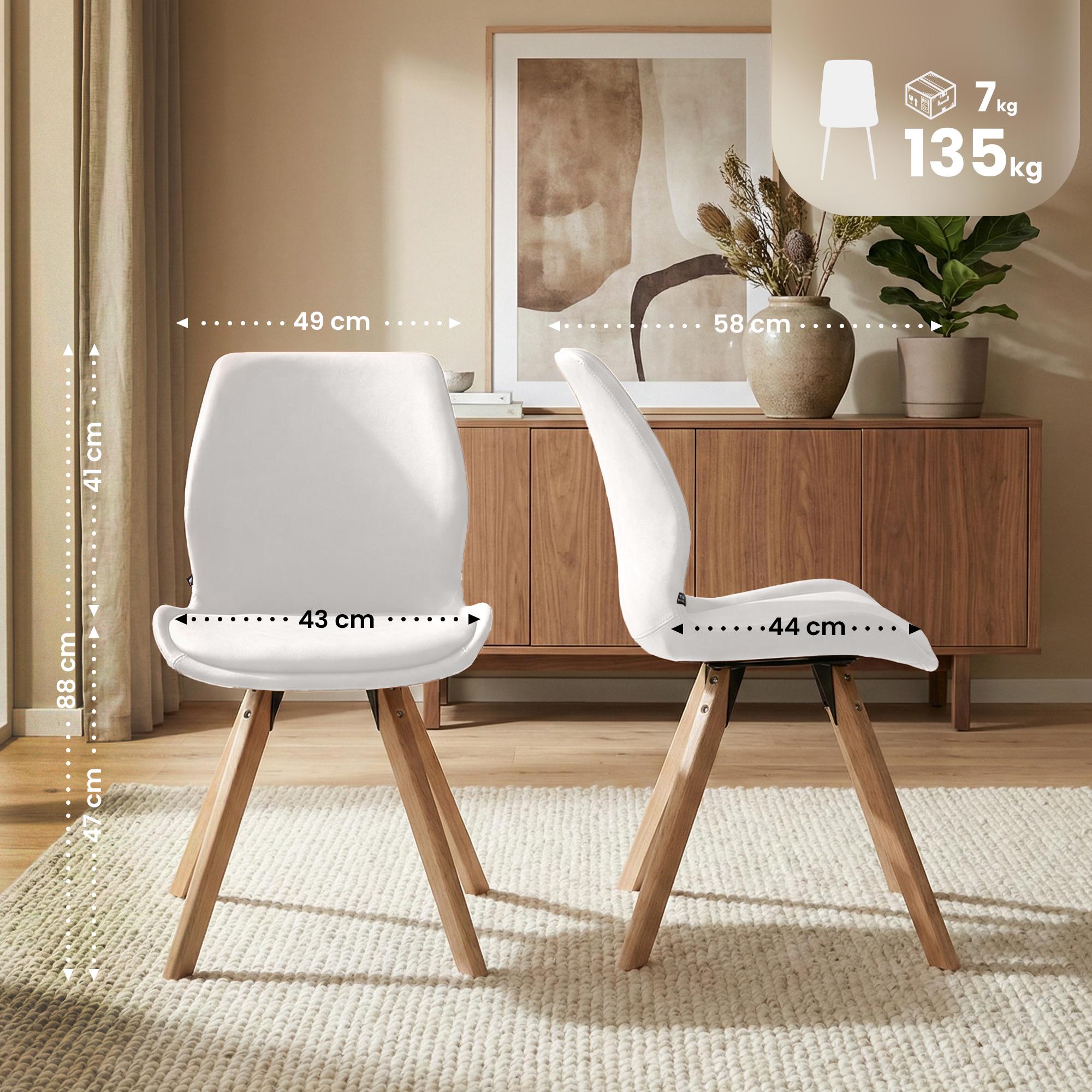 Set van 4 stoelen Luna