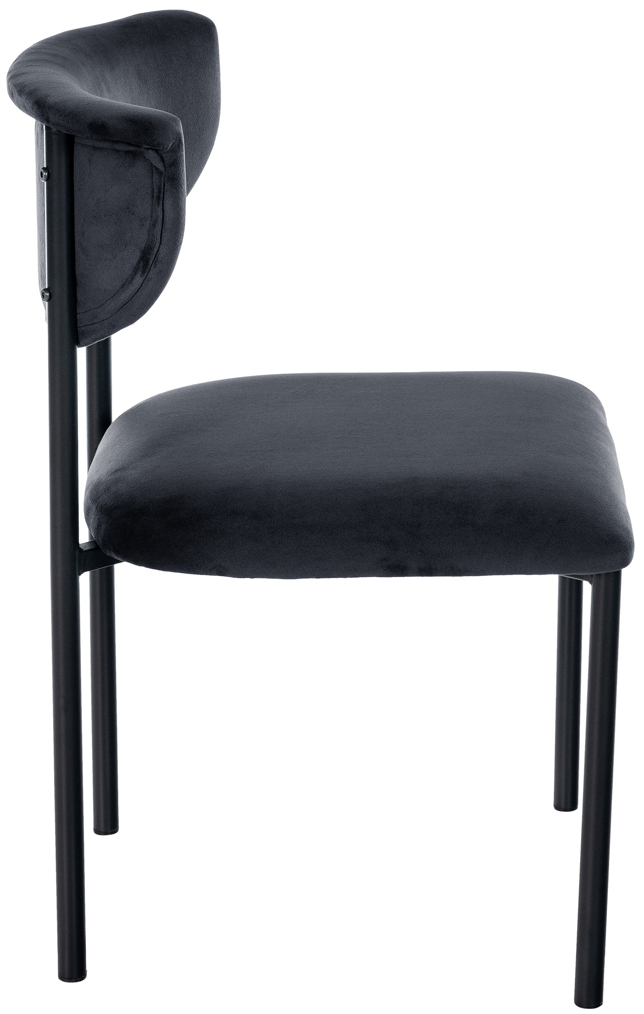 Set van 2 eetkamerstoelen Gambell fluweel