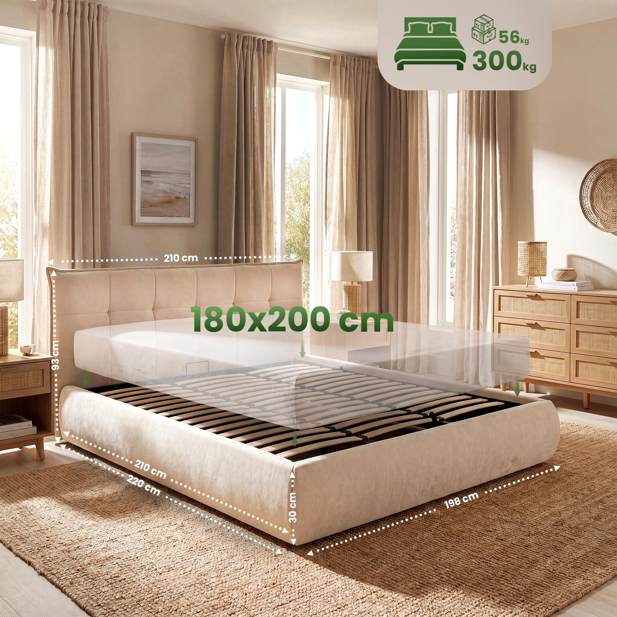 Bed Mirka 180 x 200 cm