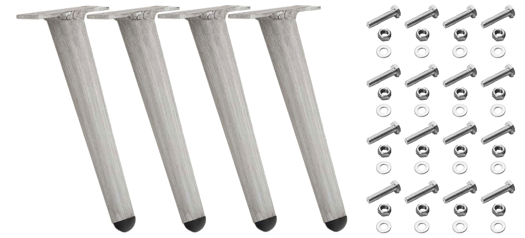 Set van 4 meubelpoten