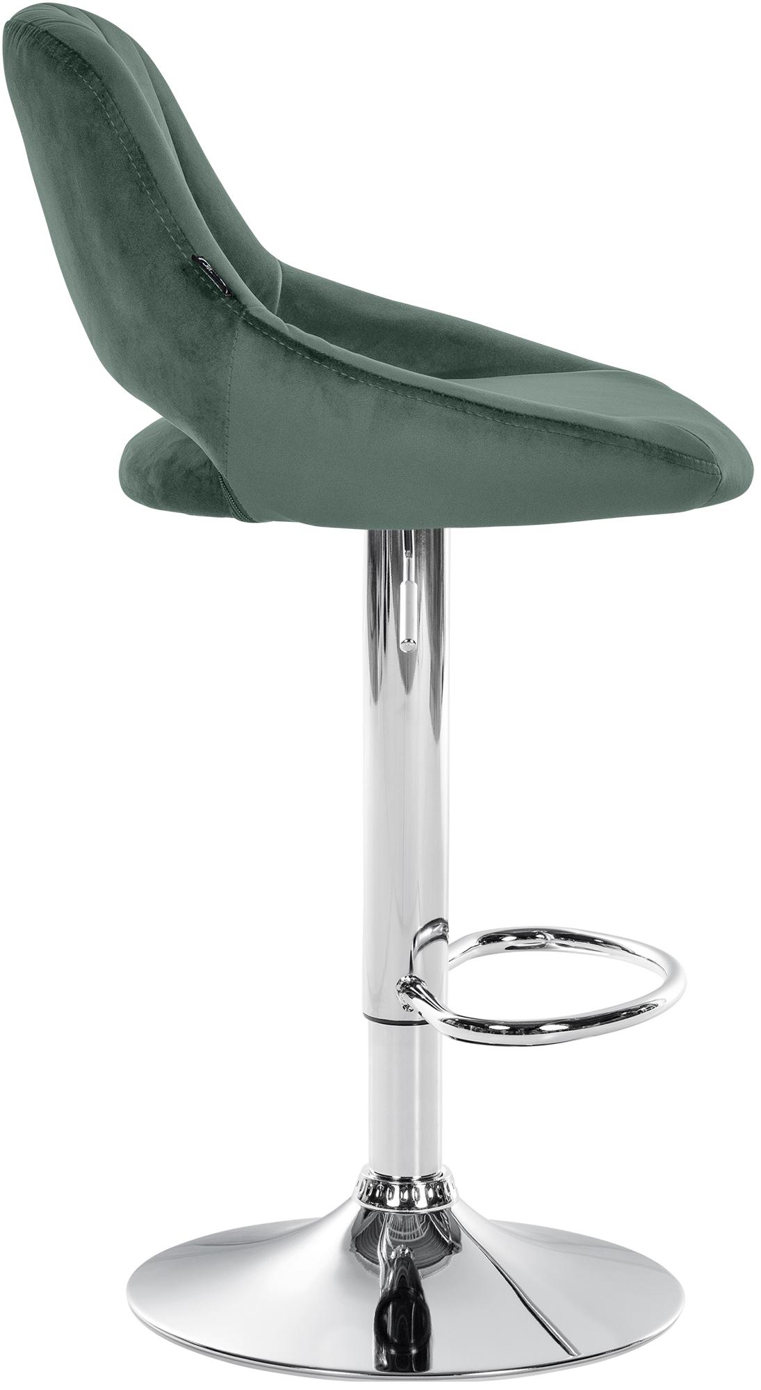 Set van 2 Barkrukken Milet Fluweel
