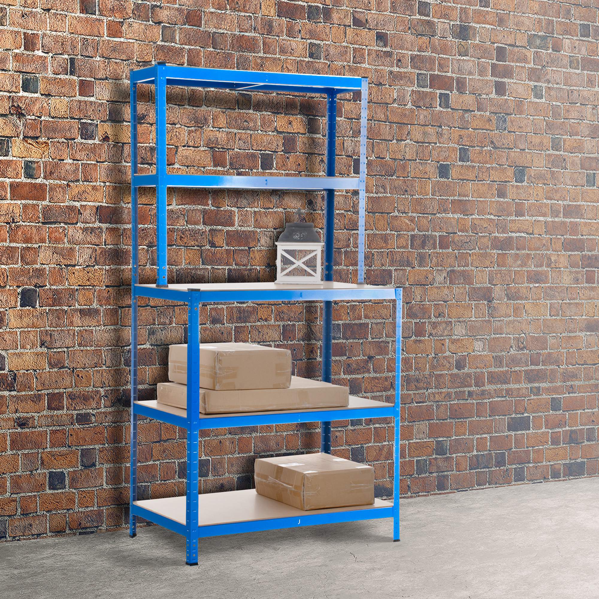 Heavy-duty rack met werkbank