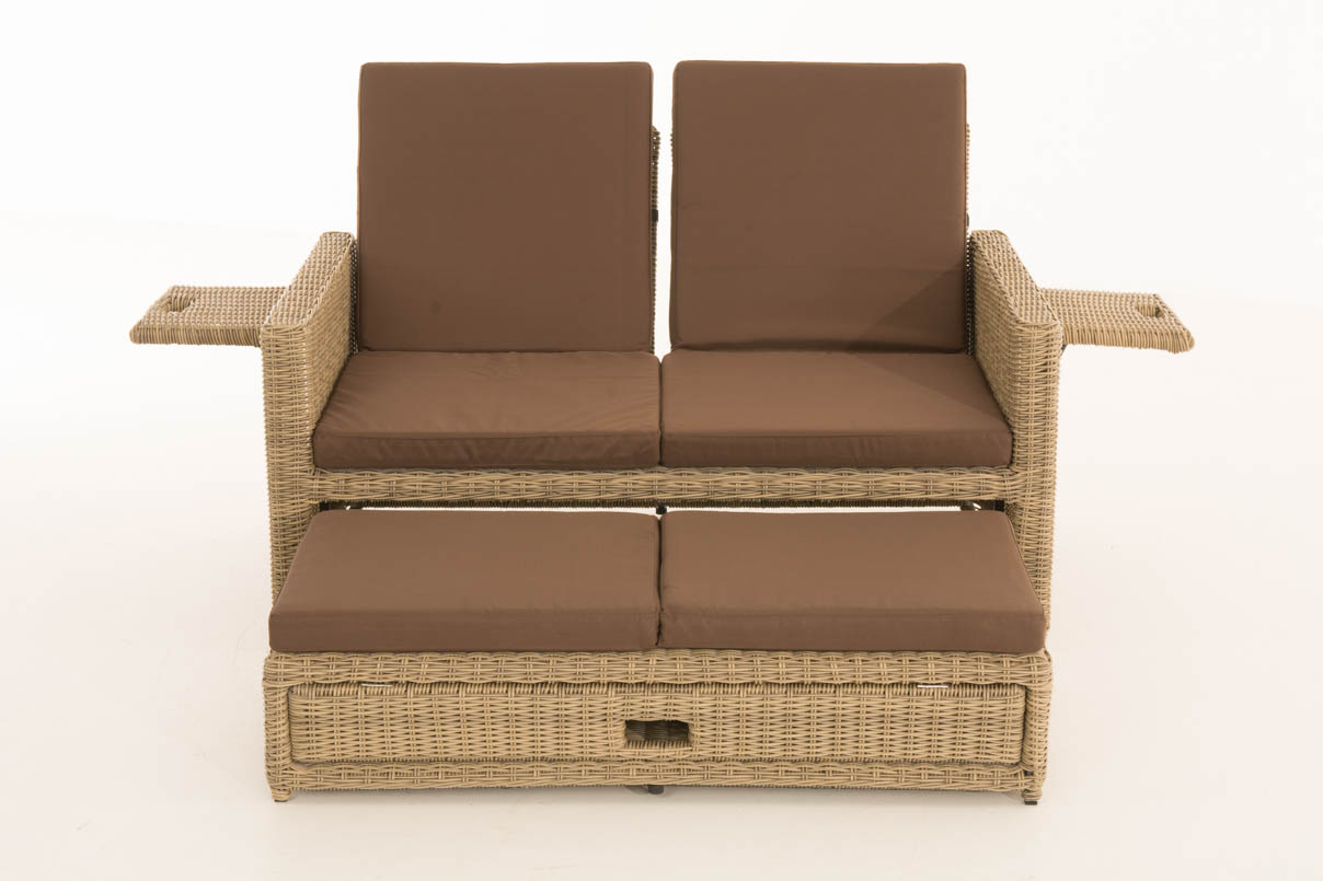 Wicker Loungebank ANCONA 5mm