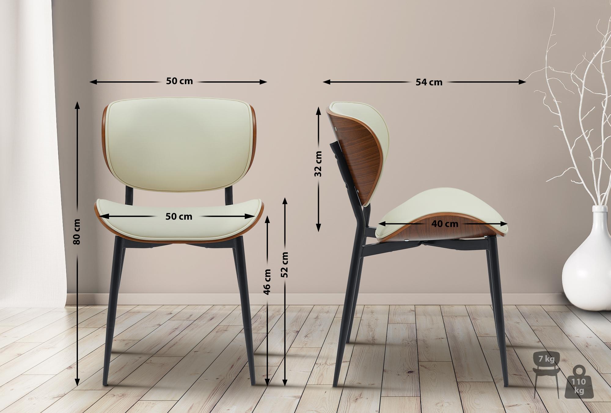 Set van 2 Eetkamerstoelen Enid
