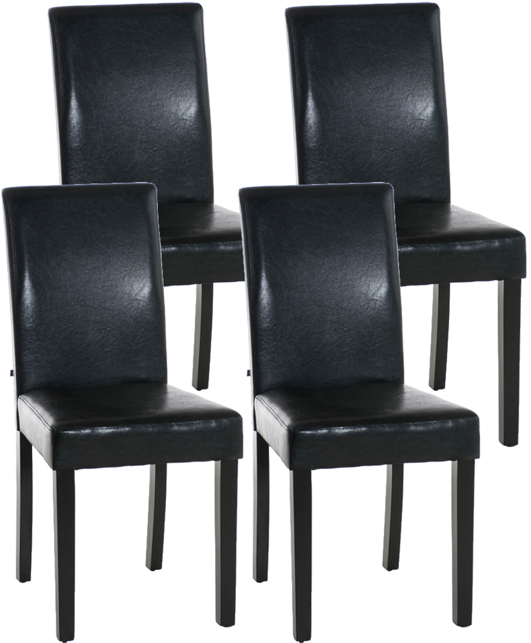 Set van 4 Eetkamerstoelen Ina - Kunstleer