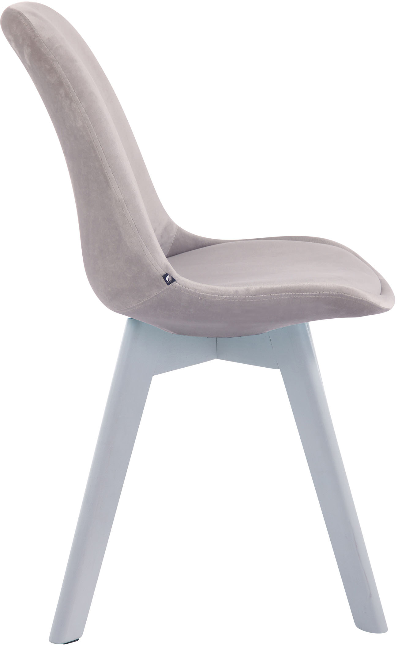 Set van 4 Eetkamerstoelen Borneo Fluweel