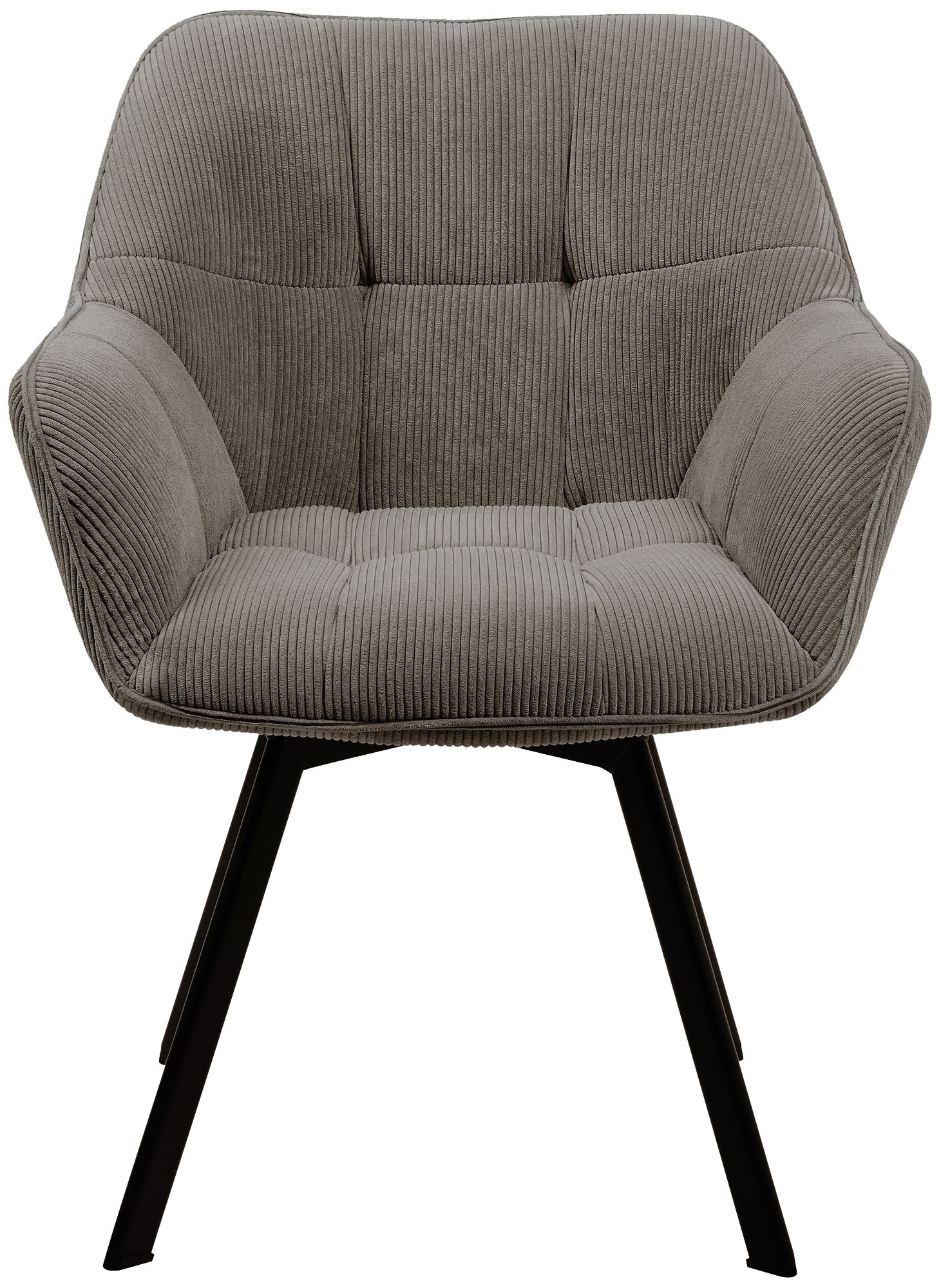 Set van 2 eetkamerstoelen Jordi Cord
