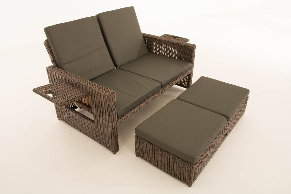 Wicker Loungebank ANCONA 5mm