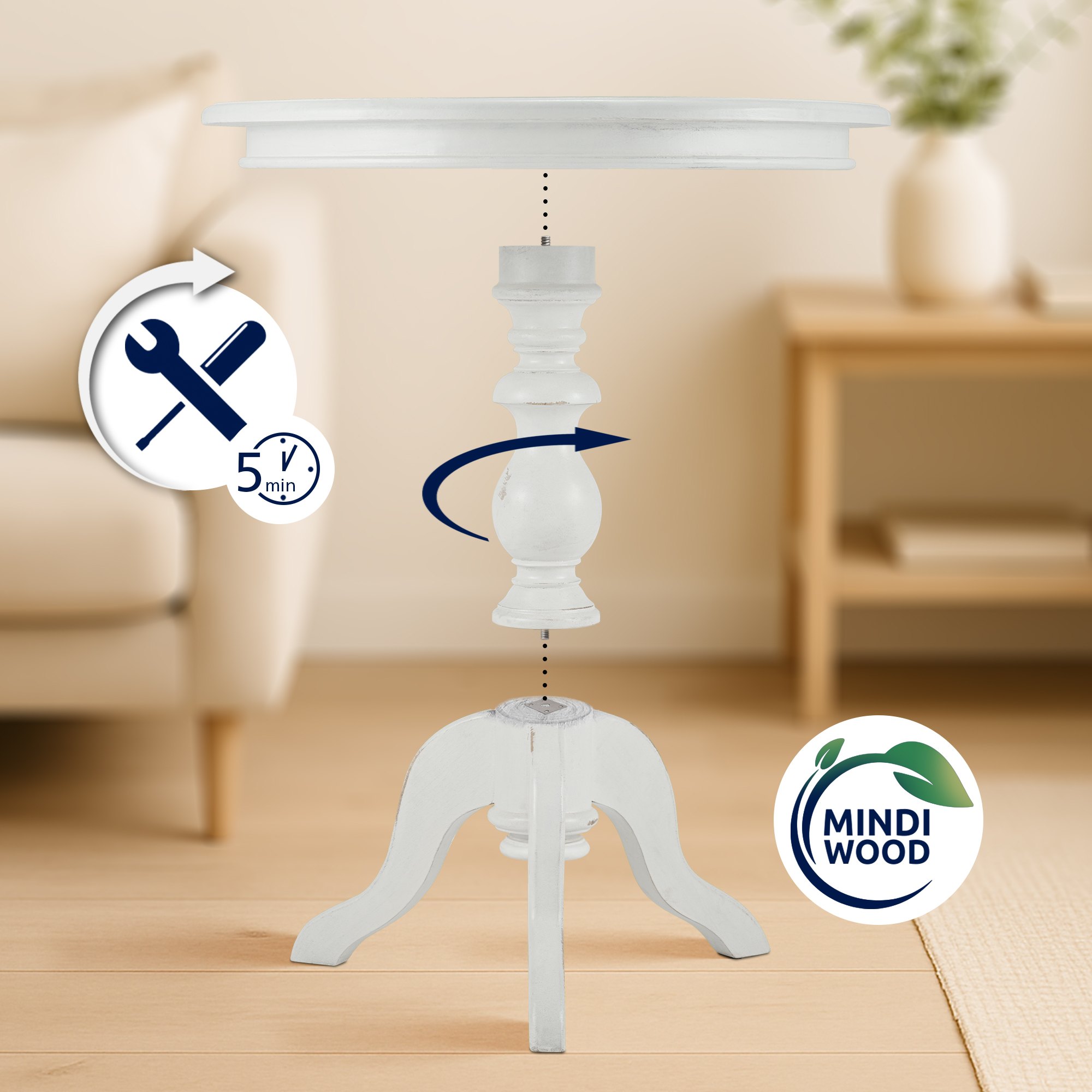 Bijzettafel Wiva 70 cm