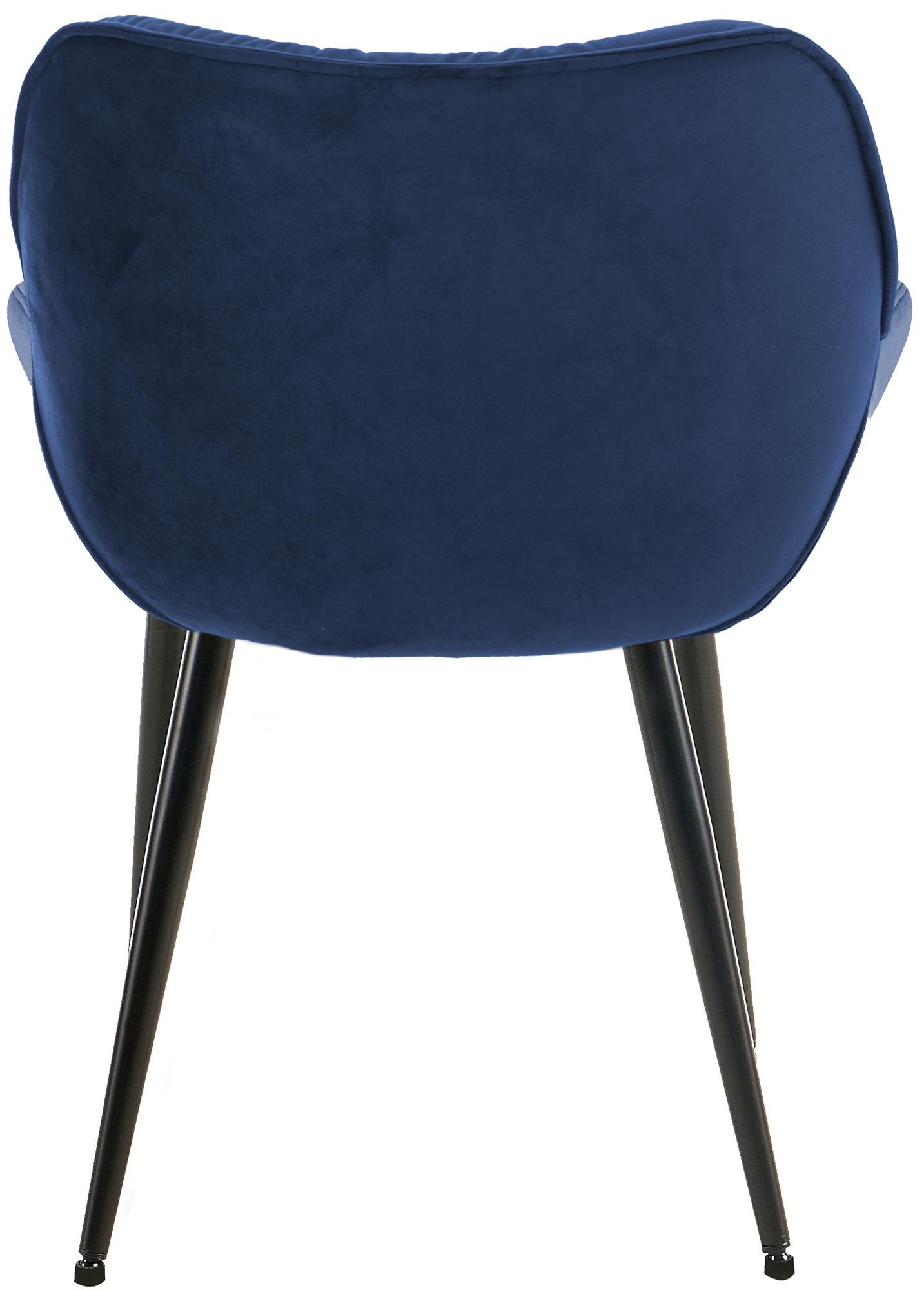 Set van 2 eetkamerstoelen Tanna fluweel